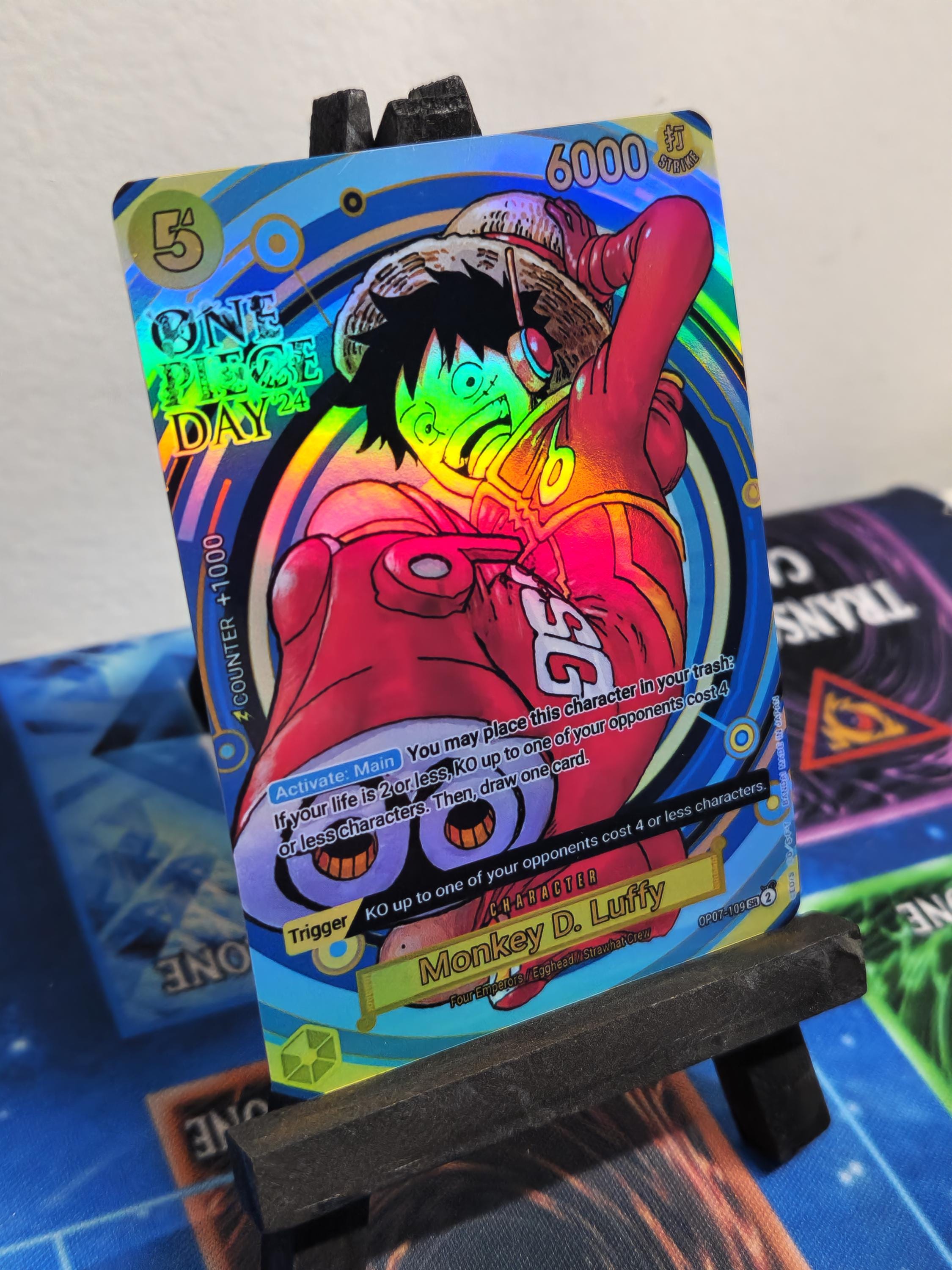 Monkey D Luffy alt art  op07-109 One Piece proxy