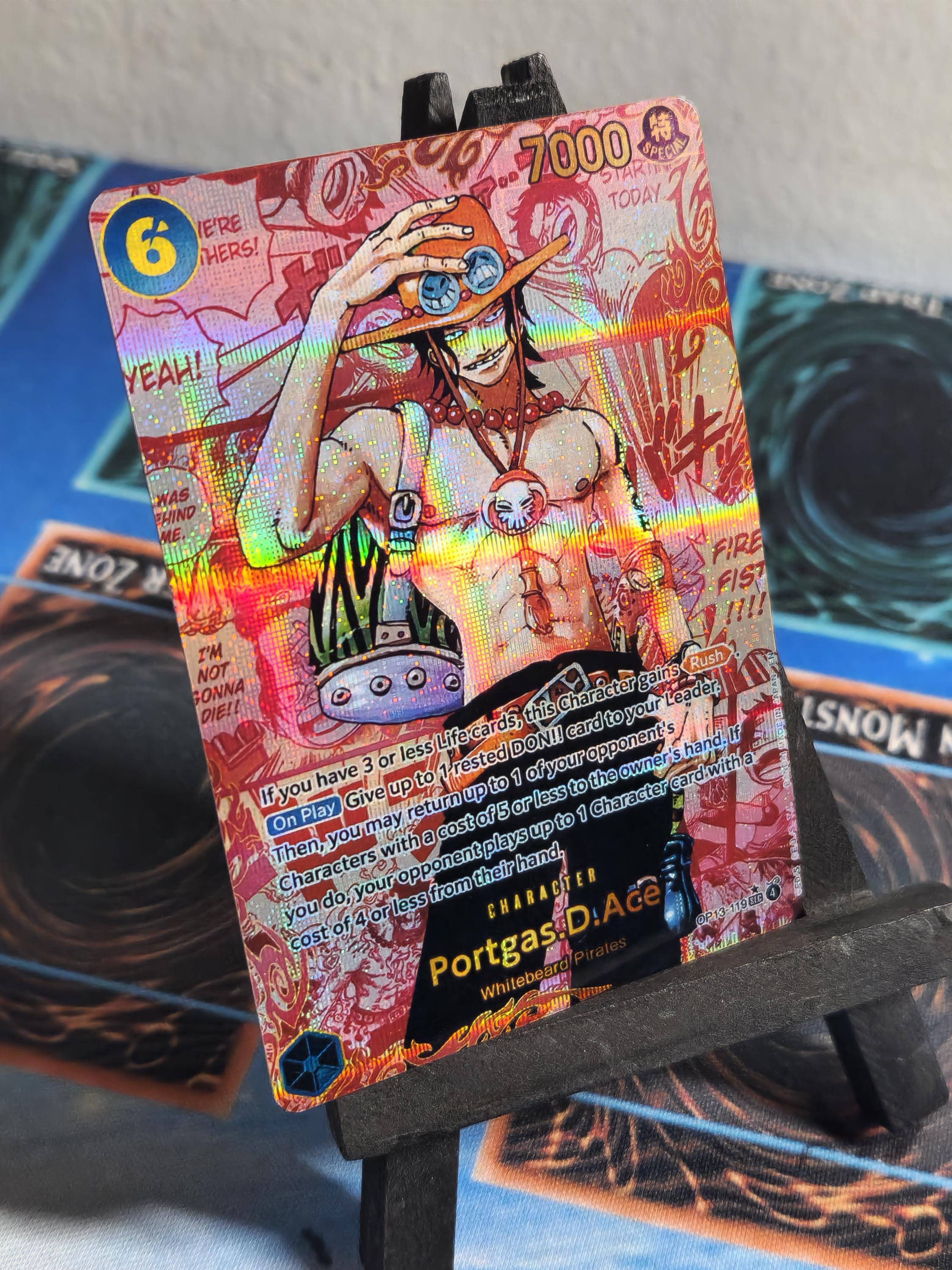 Portgas D Ace manga red alt art op13-119 One Piece Proxy
