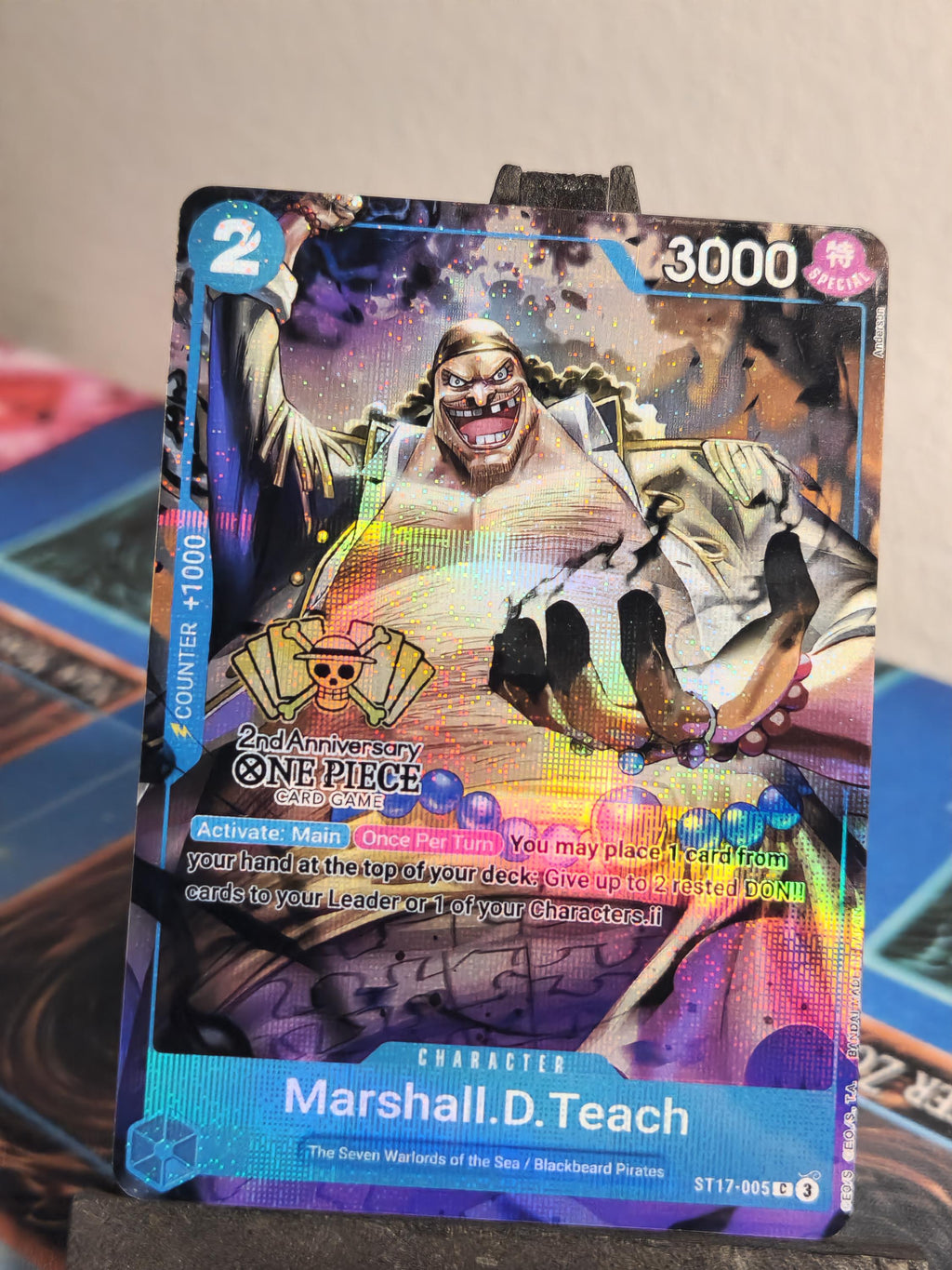 Marshall D Teach 2nd anniversary alt art st17-005 proxy