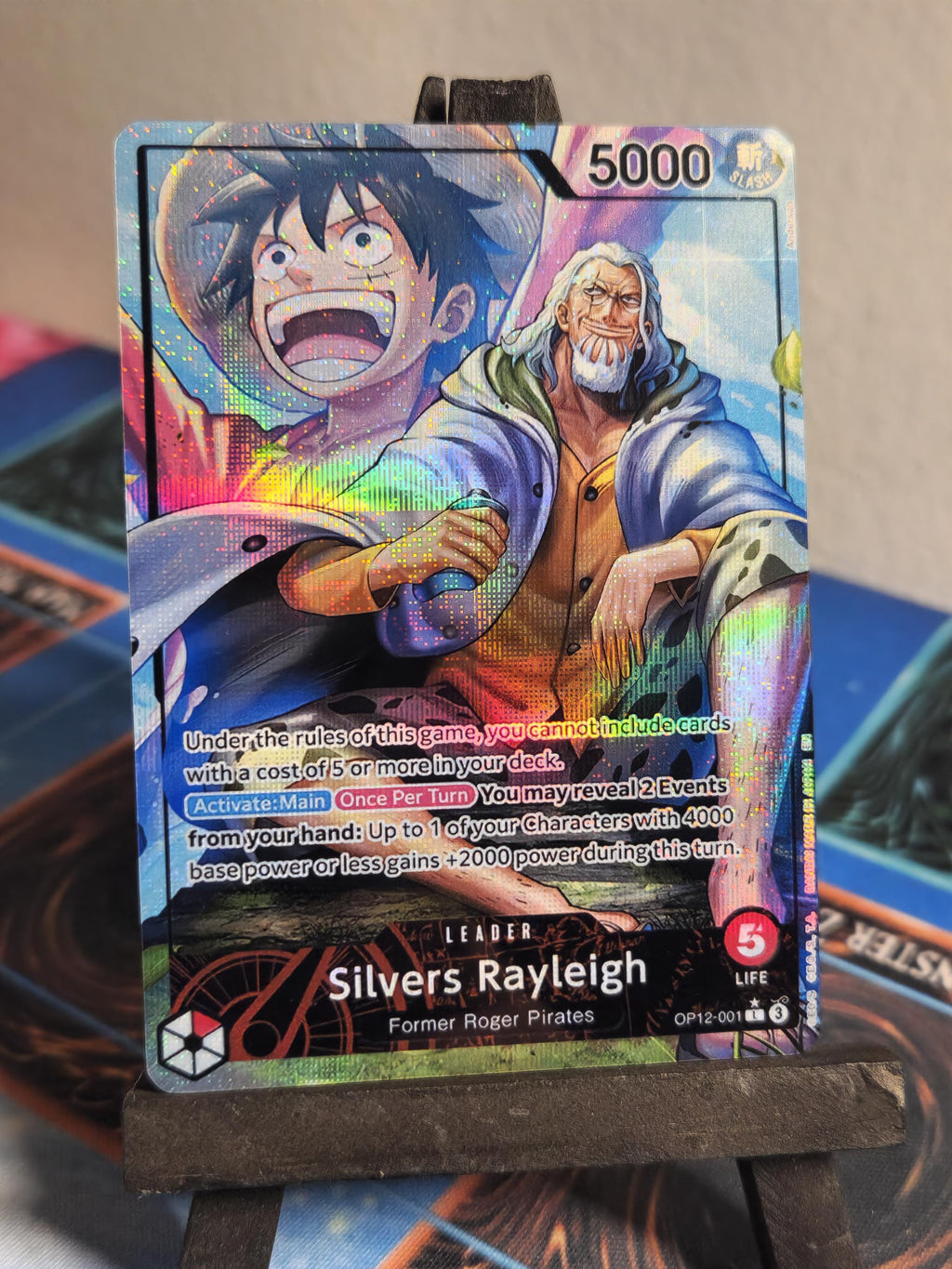 Silvers Rayleigh Leader alt art op12-001 One Piece proxy