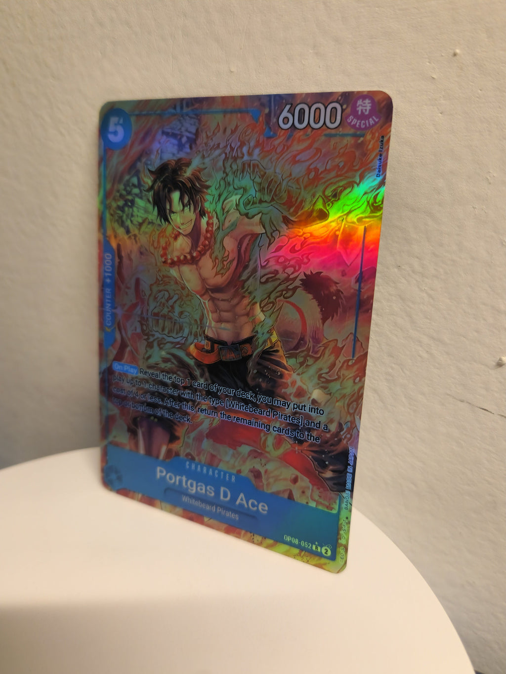 Portgas D Ace alt art op08-052 One Piece Proxy