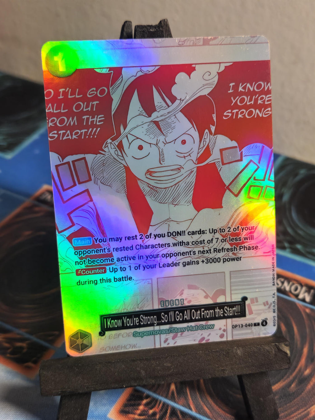 I know you're strong One Piece Proxy Card: Manga Alt Art OP13-040