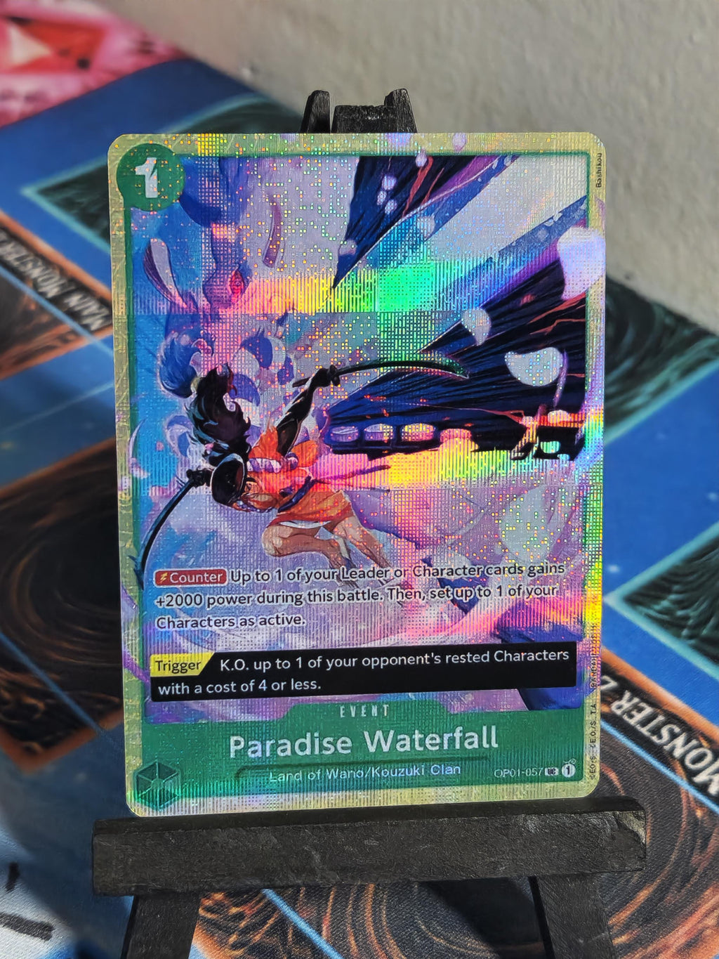 Paradise Waterfall alt art op01-057 One Piece Proxy Card