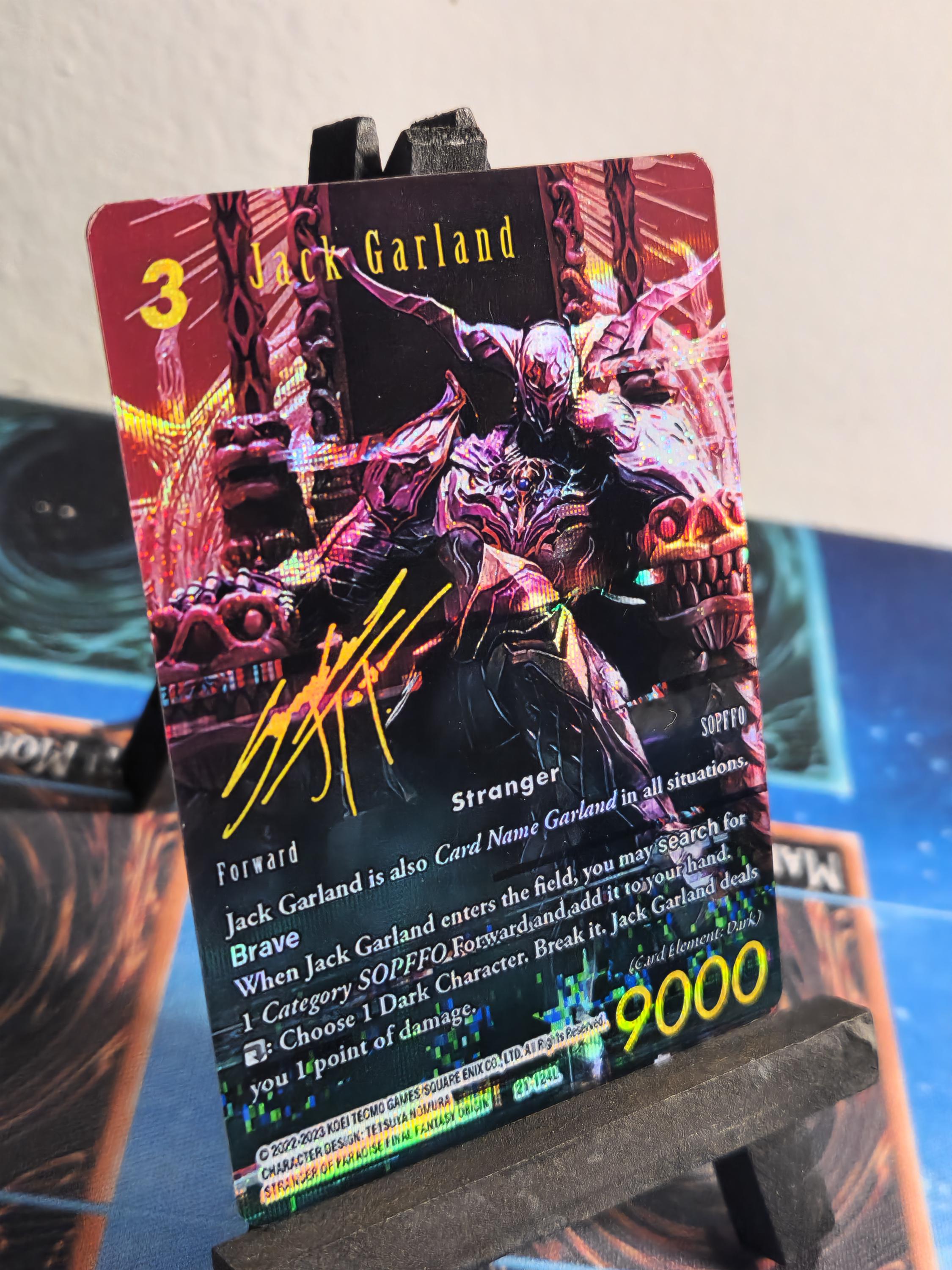 Jack Garland signature alt art 21-124L Final Fantasy proxy
