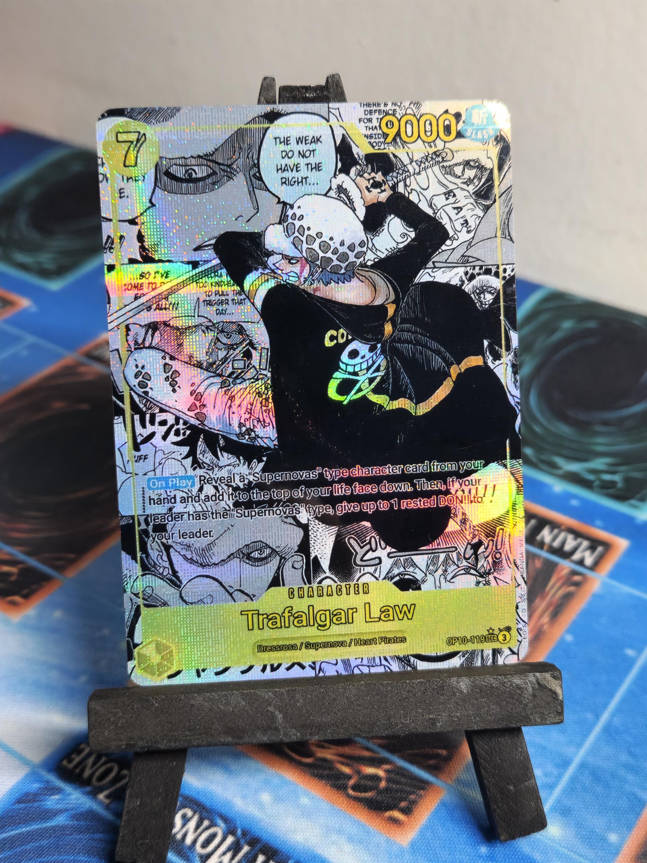 Trafalgar Law Manga alt art  OP10-119 One Piece Proxy