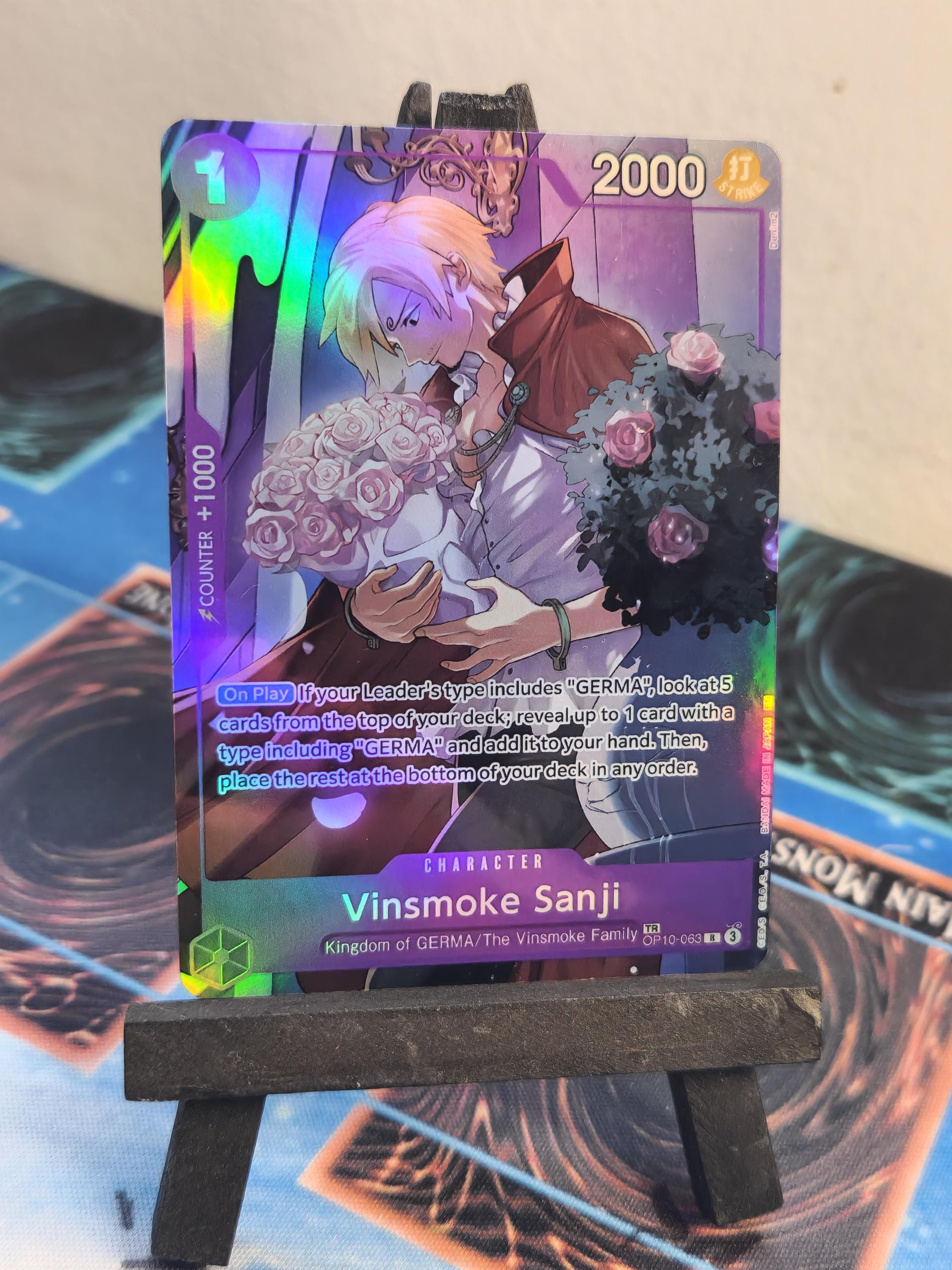 Vinsmoke Sanji Treasure Rare alt art op10-063 One Piece proxy