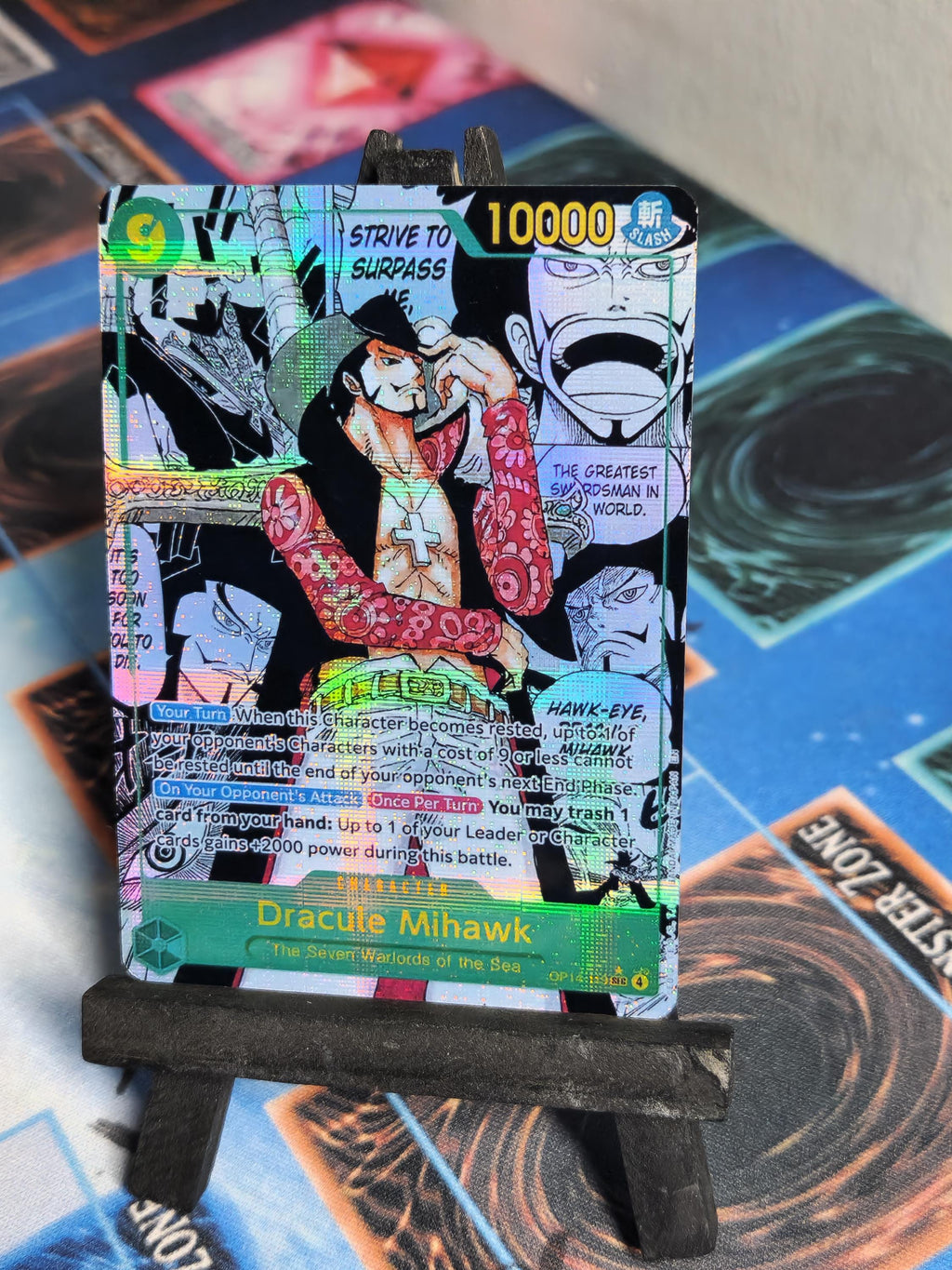 Dracule Mihawk Manga alt art op14-119 One Piece proxy