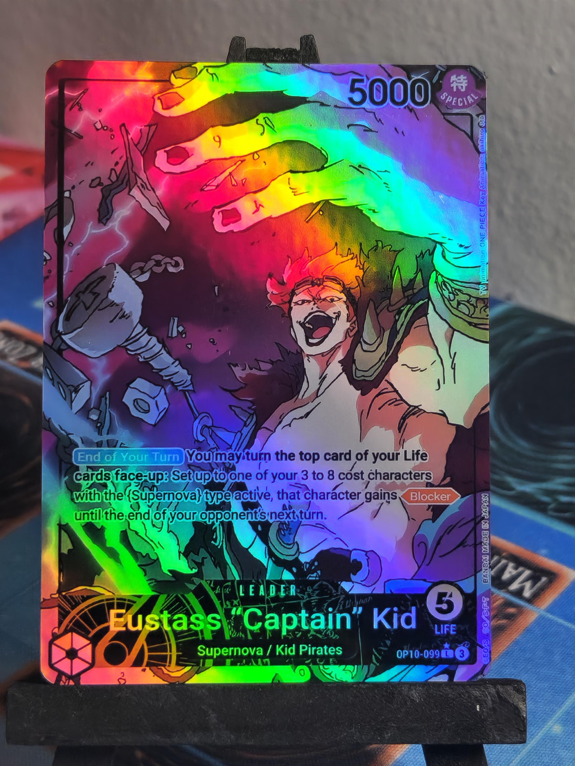 Eustass "Captain" Kid Leader alt art OP10-099 One Piece Proxy