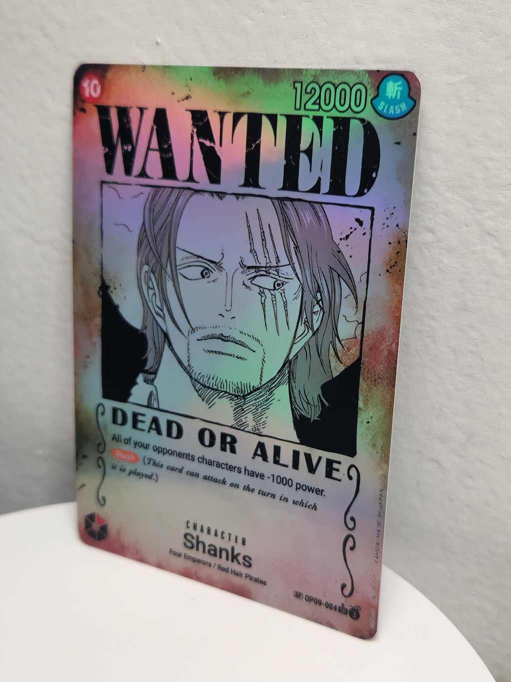 Shanks Wanted Poster SP op09-004 One Piece Proxy