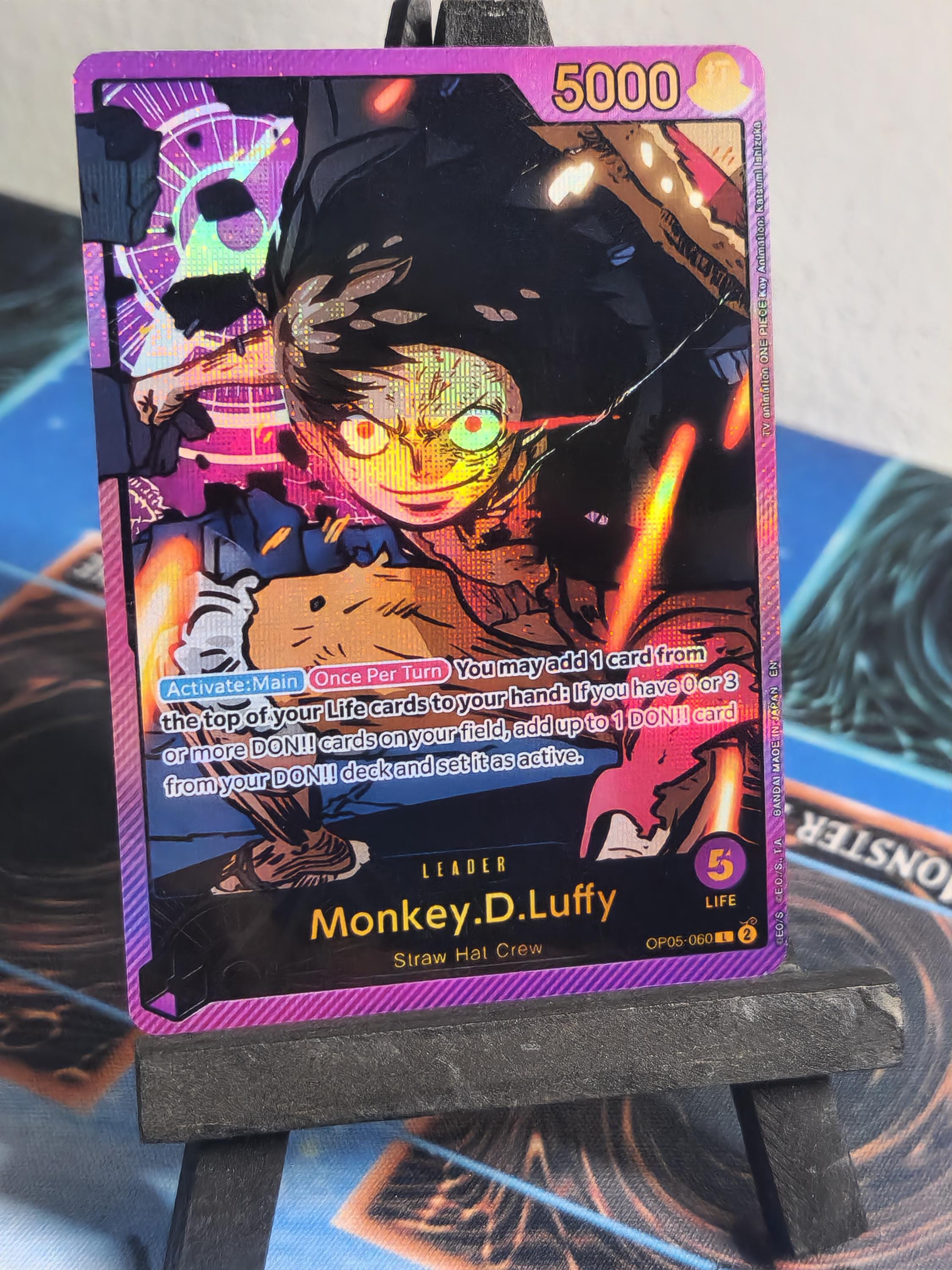 Monkey D Luffy Leader EB02 alt art OP05-060 One Piece proxy
