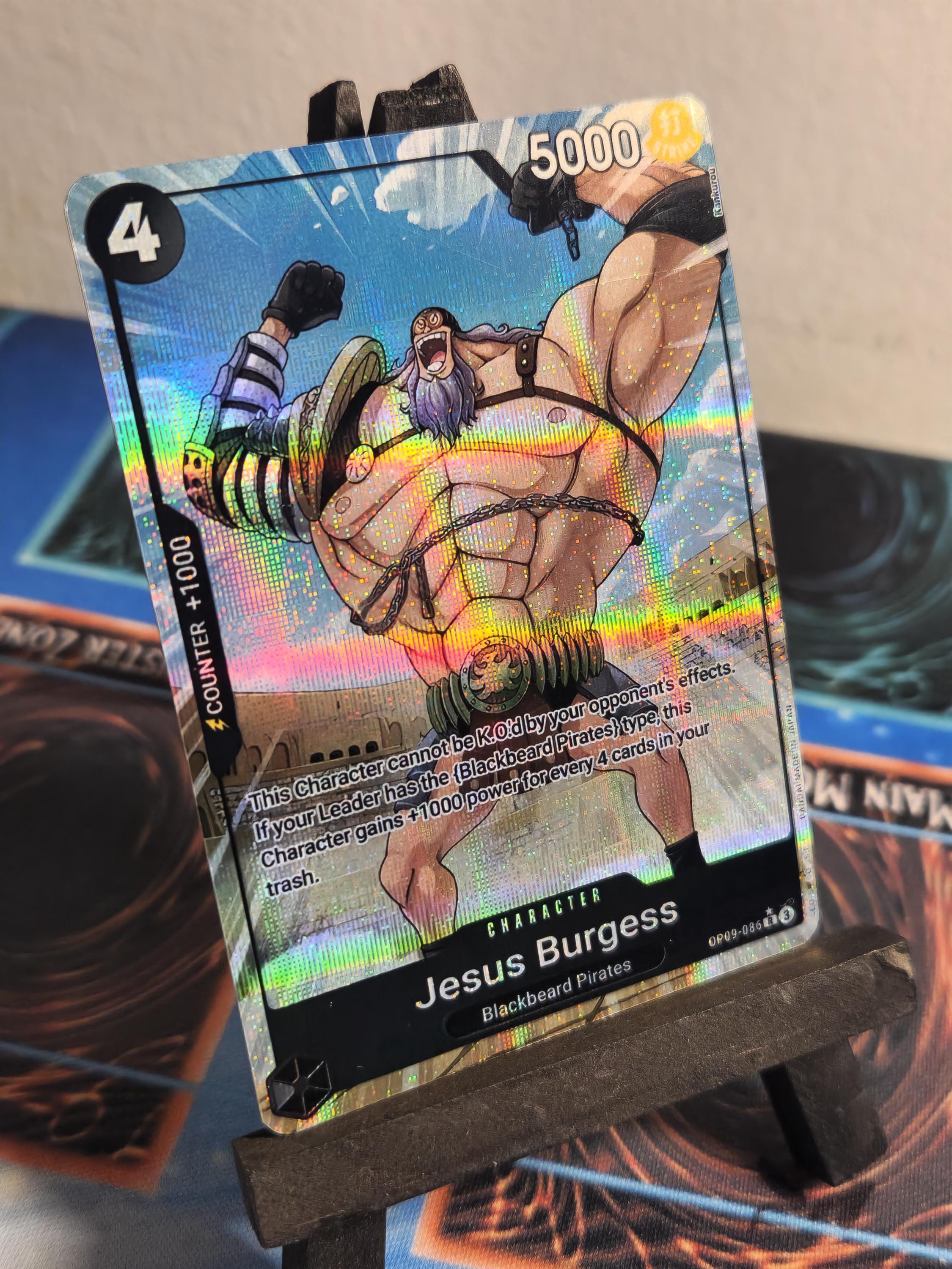 Jesus Burgess alt art PRB02 OP09-082 One Piece proxy