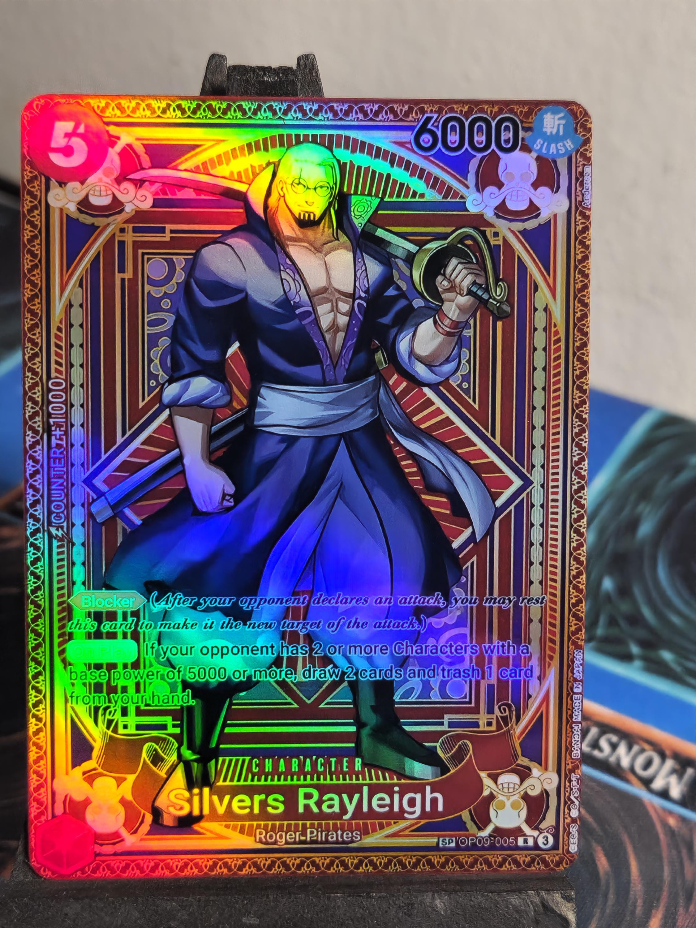 Silvers Rayleigh SP alt art OP09-005 One Piece Proxy