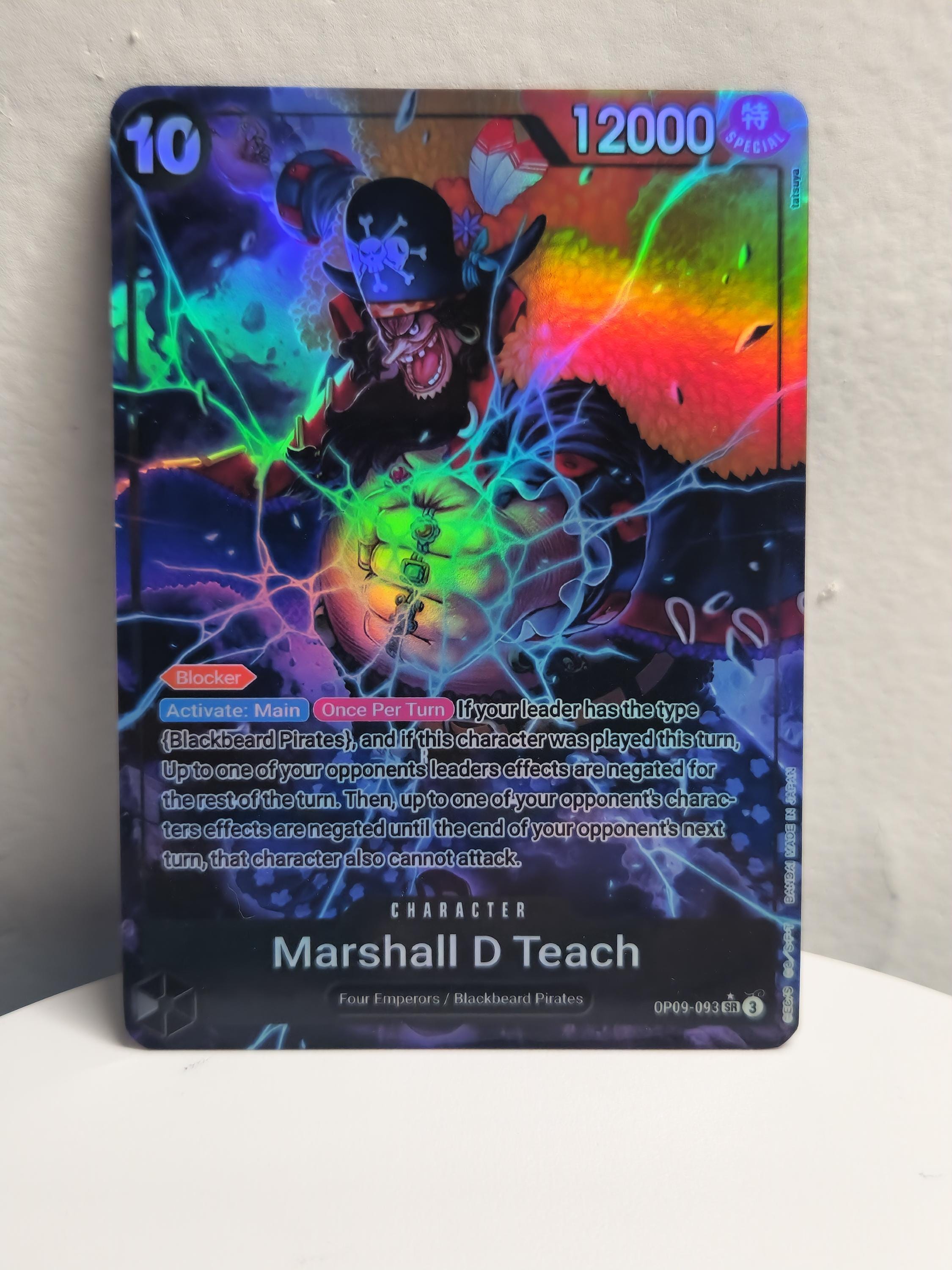 Marshall D Teach alt art op09-093 One Piece Proxy