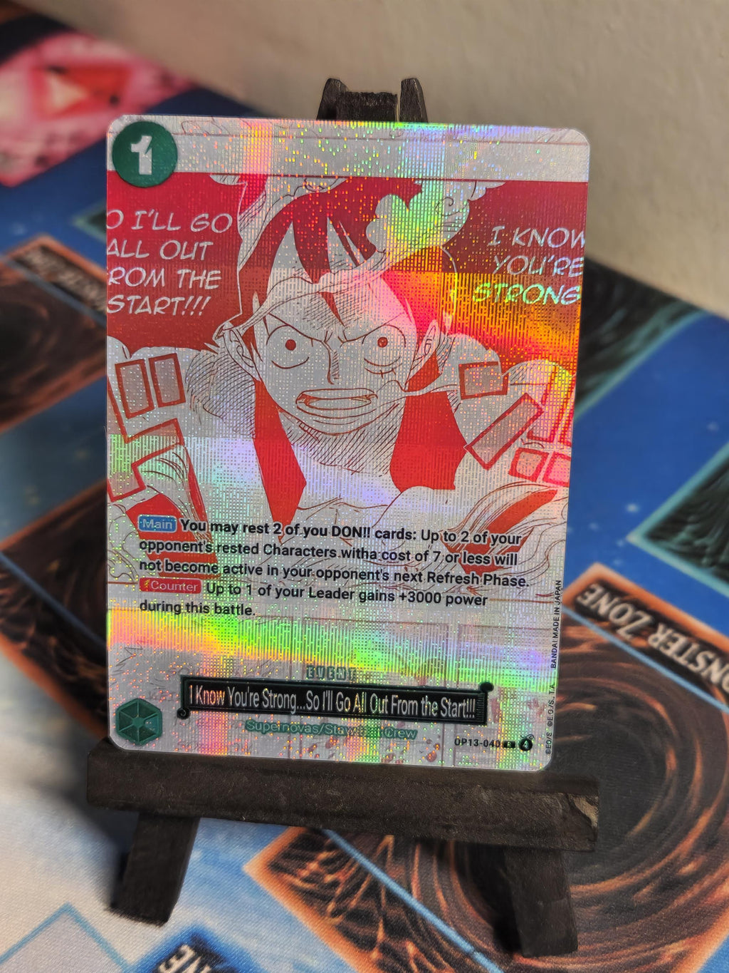I know you're strong One Piece Proxy Card: Manga Alt Art OP13-040