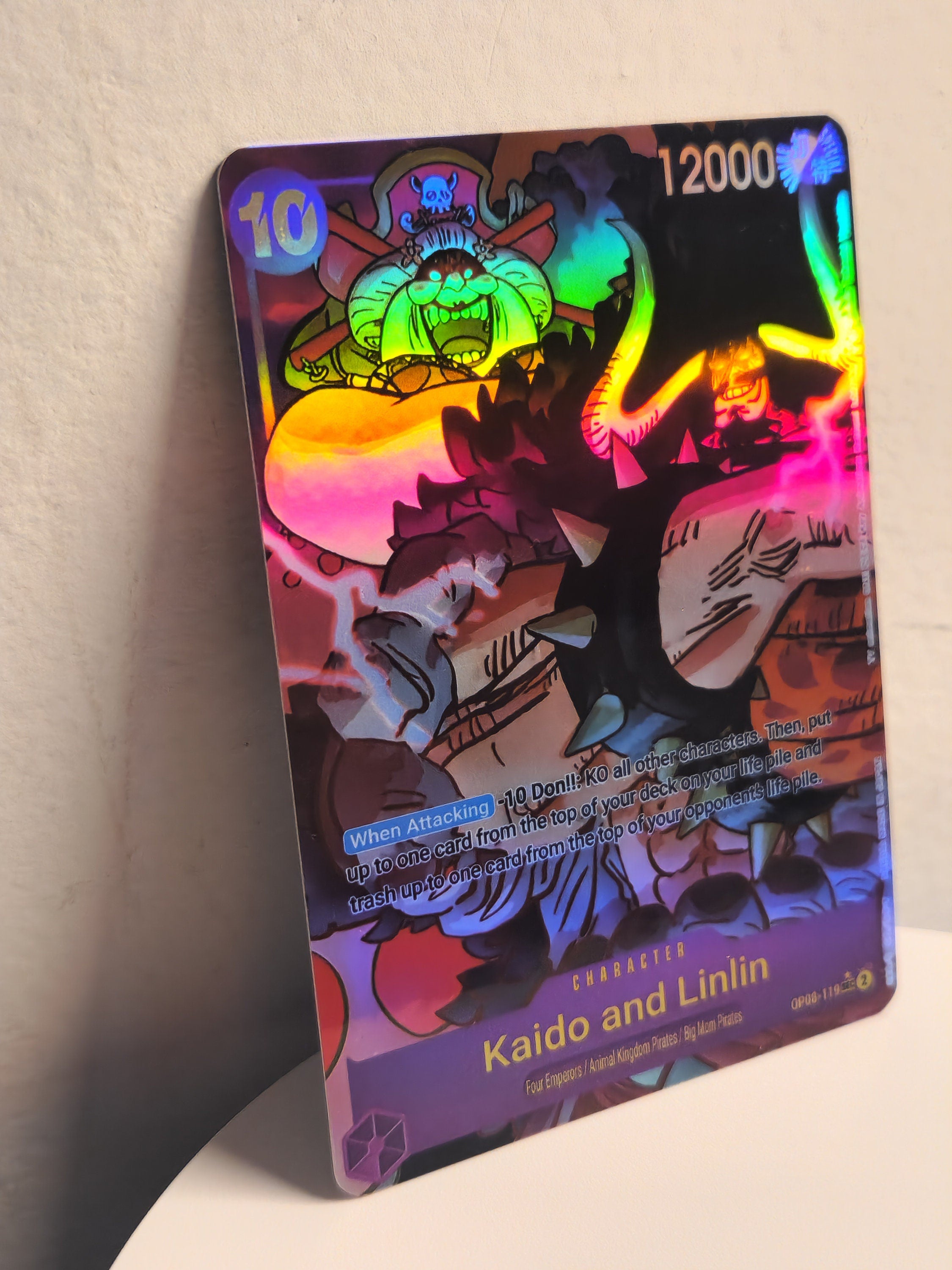 Kaido and Linlin alt art op08-119 One Piece Proxy