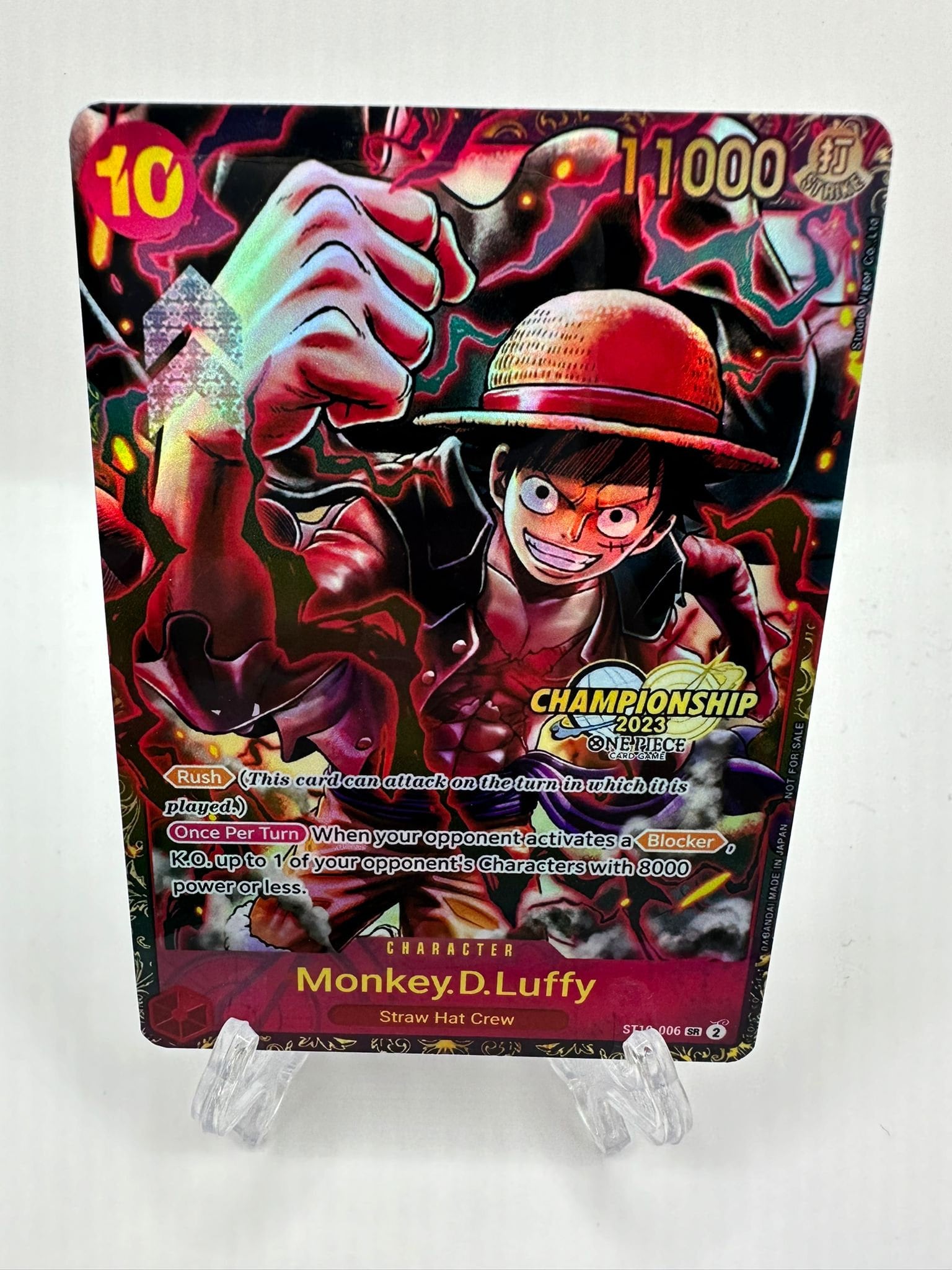 Monkey D Luffy st10 championship/proxy