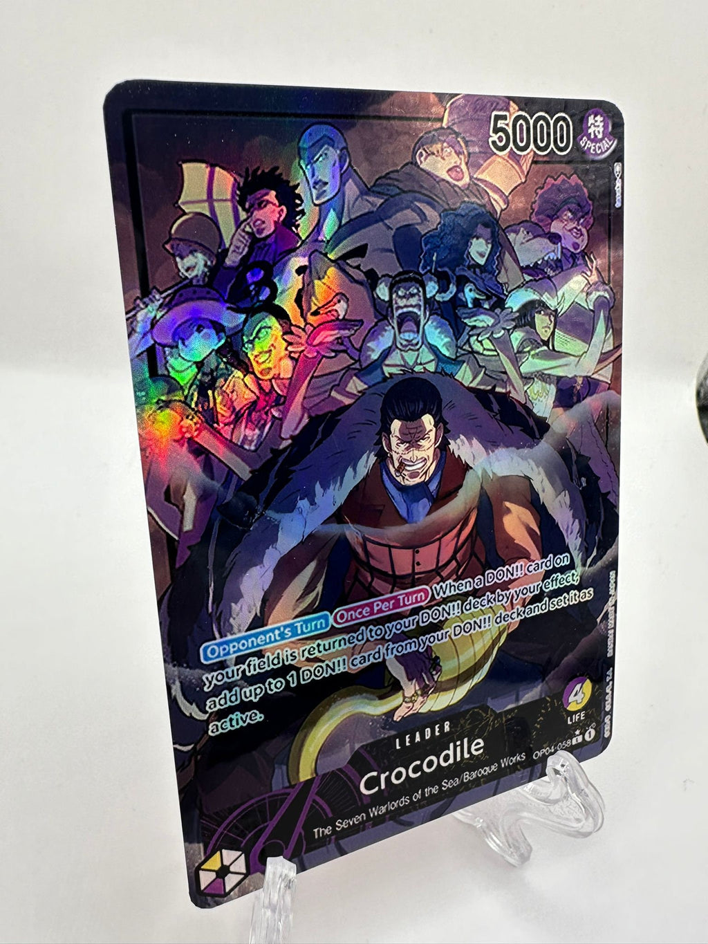 Crocodile alt art OP04-058/proxy