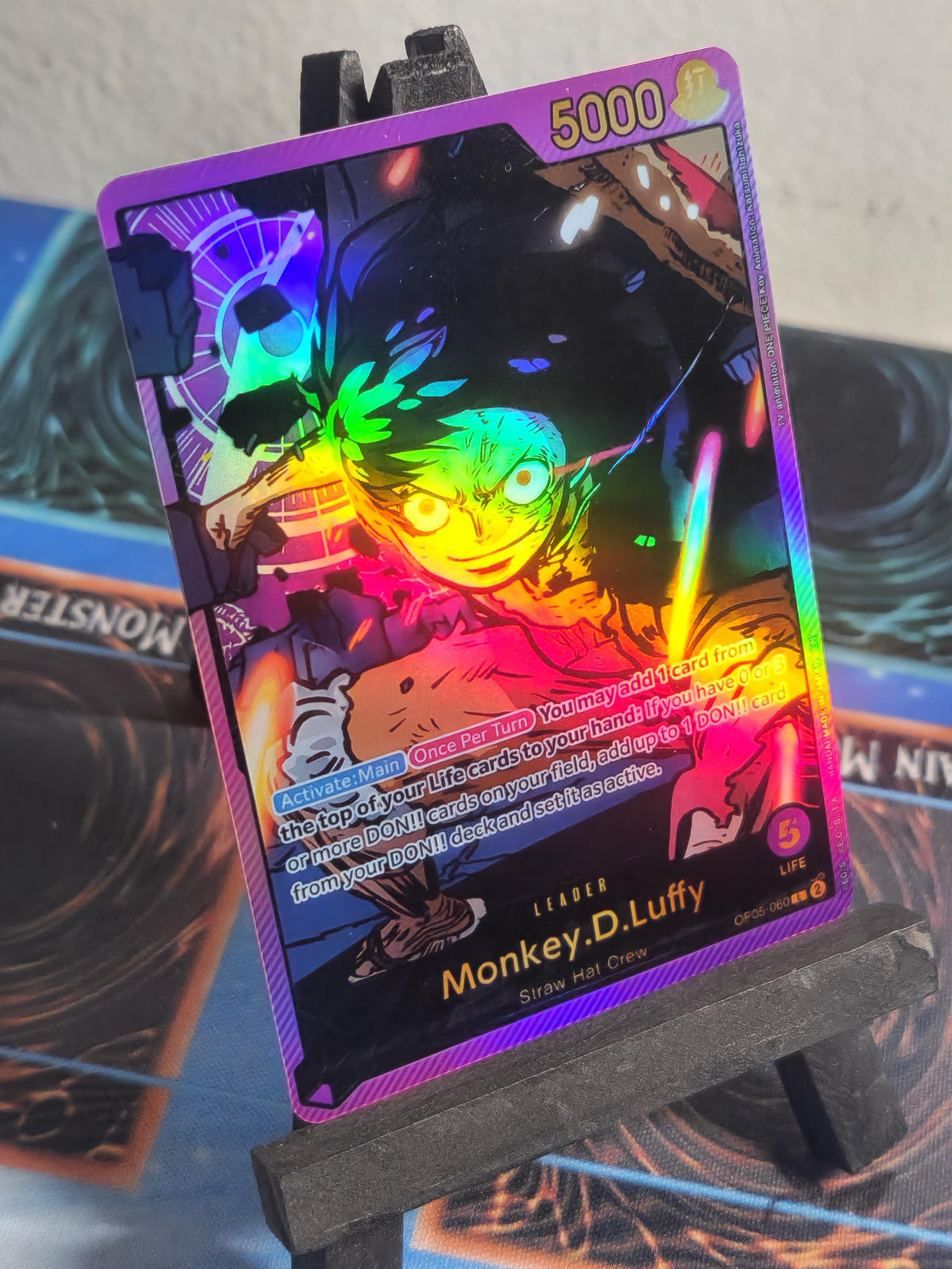 Monkey D Luffy Leader EB02 alt art OP05-060 One Piece proxy