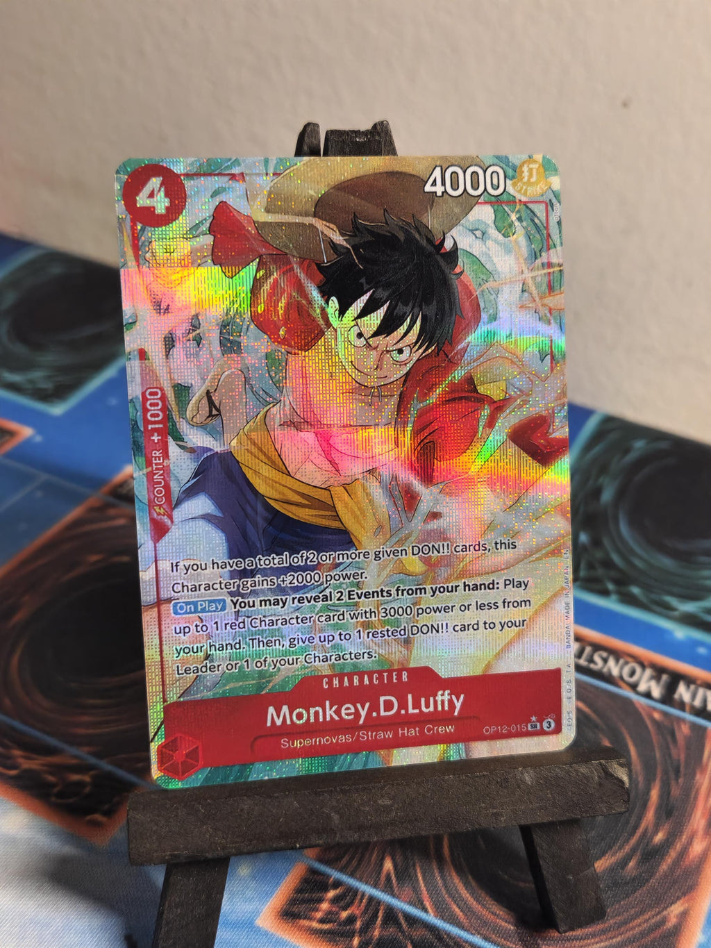 Monkey D Luffy alt art op12-015 One Piece proxy