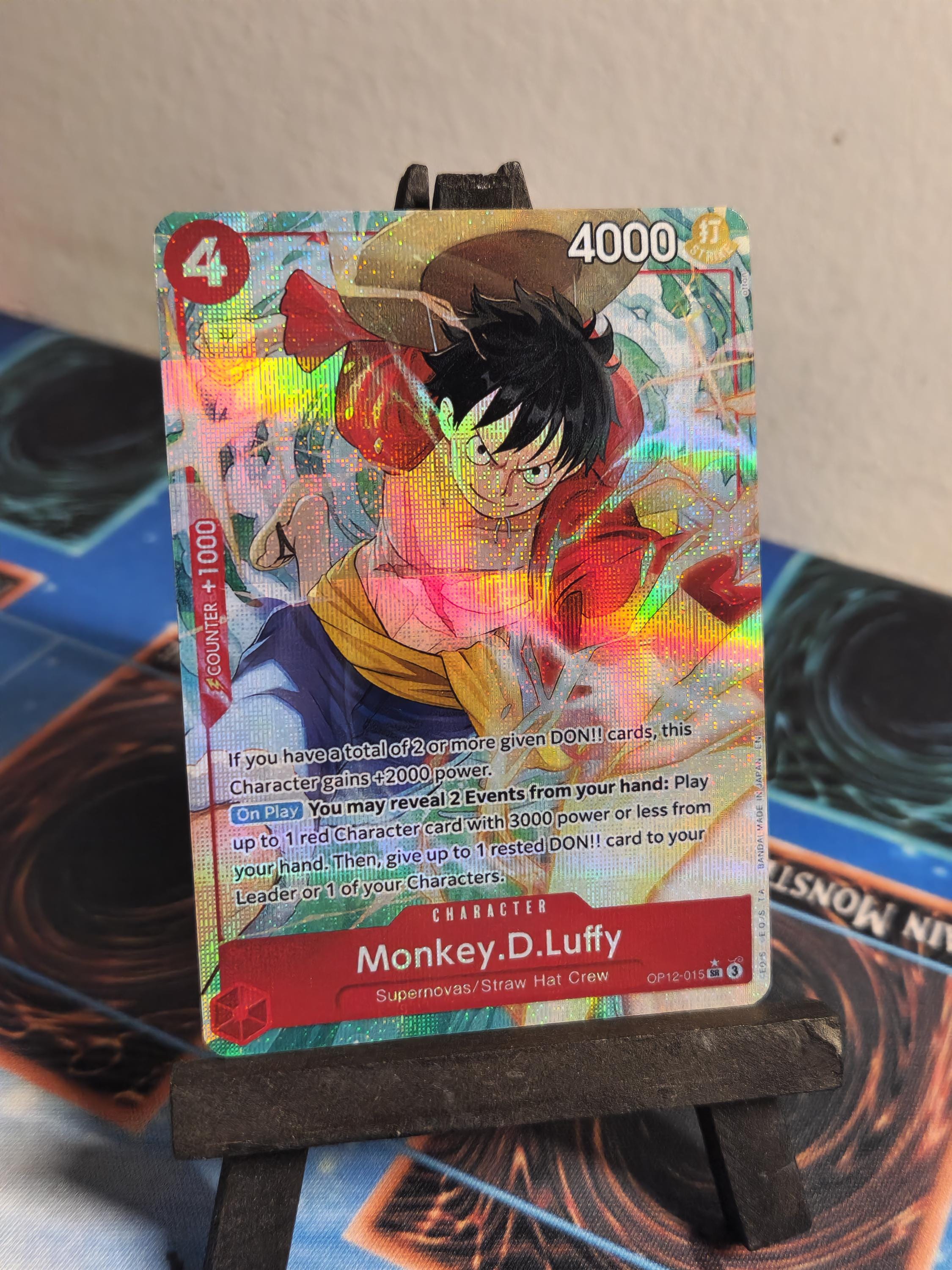 Monkey D Luffy alt art op12-015 One Piece proxy