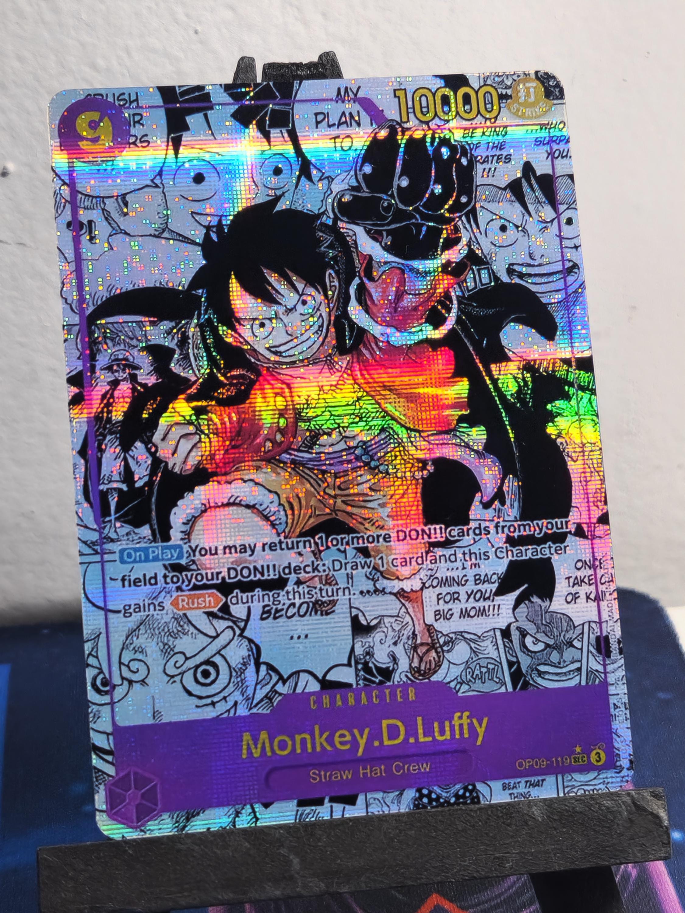 Monkey D Luffy manga alt art op09-119 One Piece Proxy