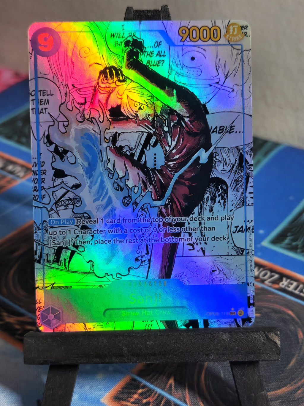 Sanji manga PRB 02 op06-119 One Piece Proxy
