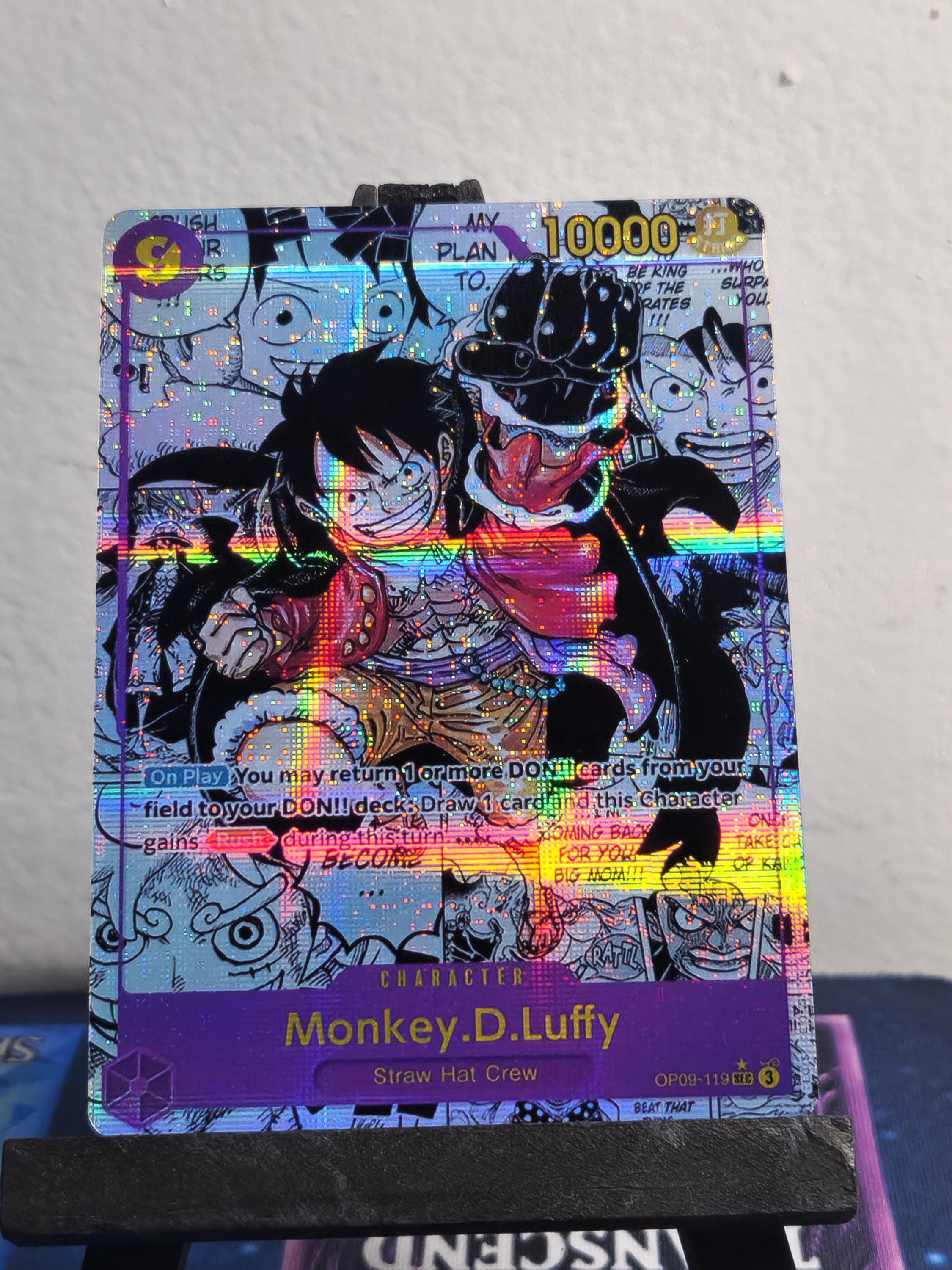 Monkey D Luffy manga alt art op09-119 One Piece Proxy