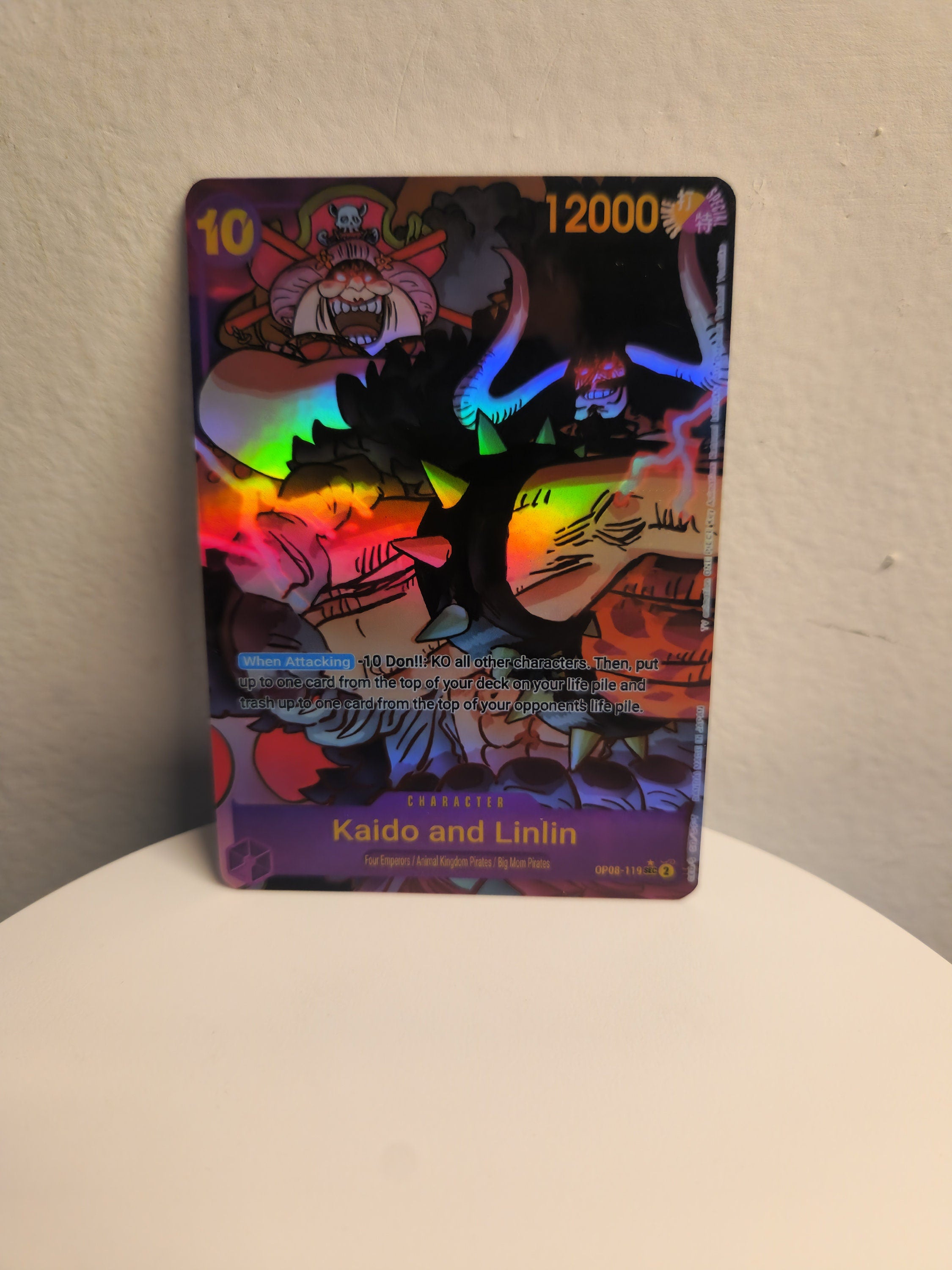Kaido and Linlin alt art op08-119 One Piece Proxy