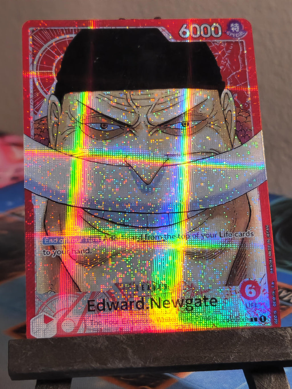 Edward Newgate op02-001  leader One Piece Proxy Card