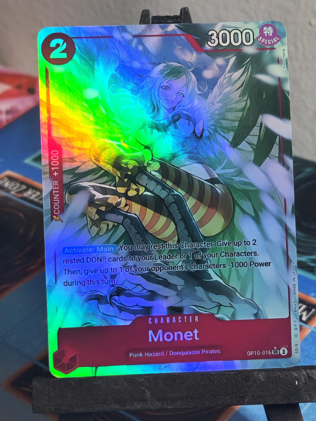 Monet alt art OP10-016 One Piece Proxy card