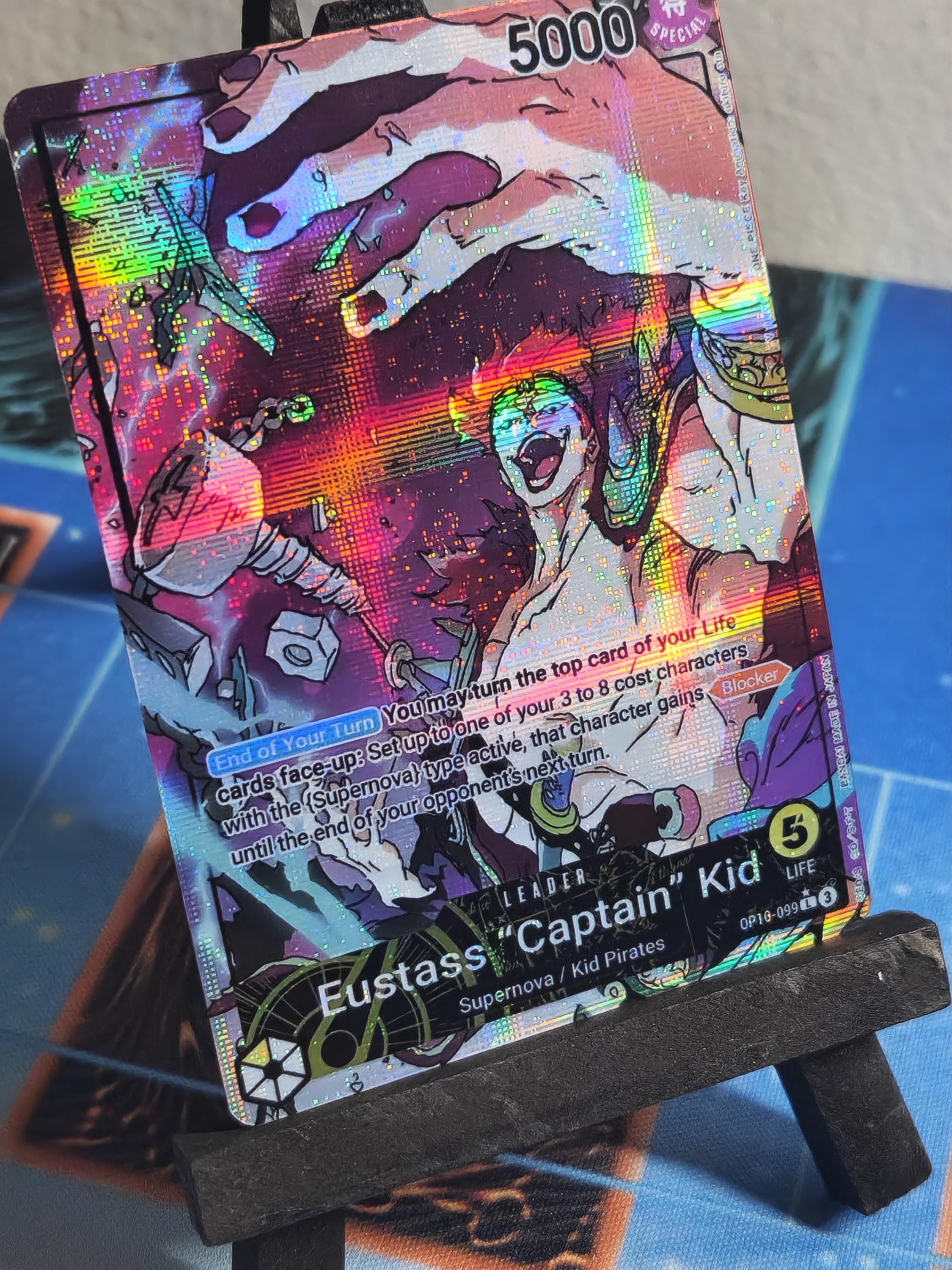 Eustass "Captain" Kid Leader alt art OP10-099 One Piece Proxy