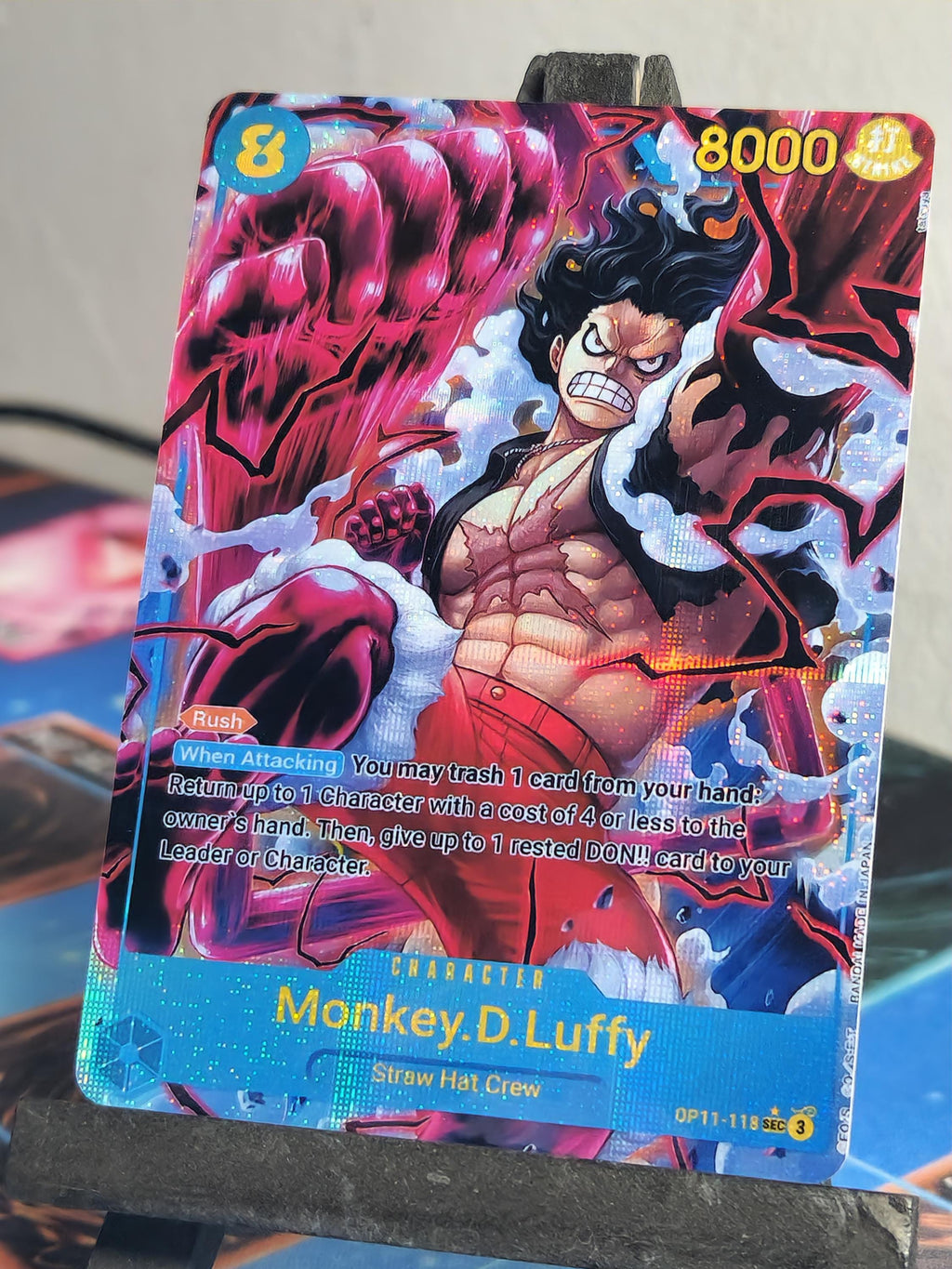Monkey D Luffy Alt Art OP11-118 One Piece Proxy