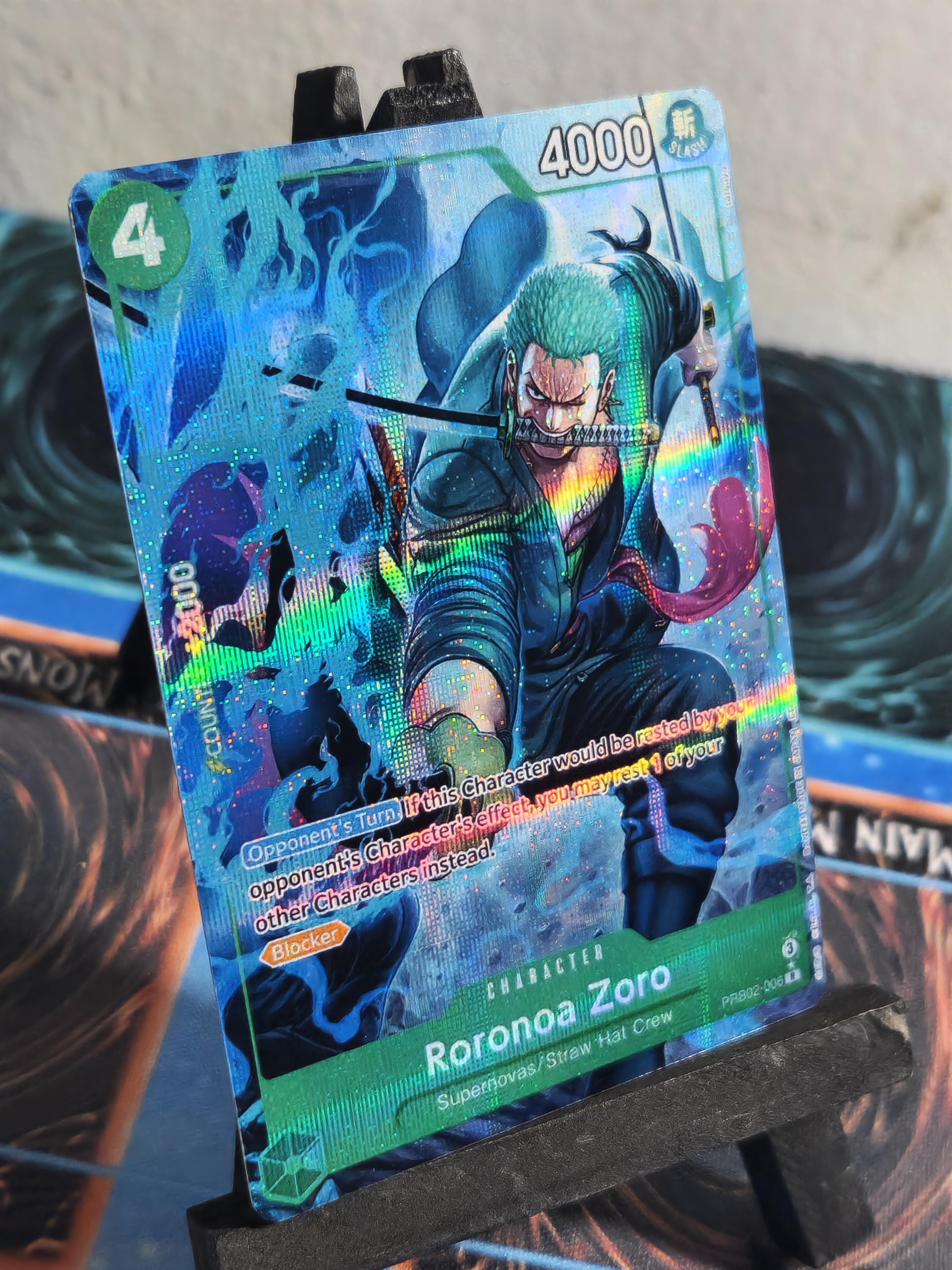 Roronoa Zoro alt art PRB02-006 One Piece proxy