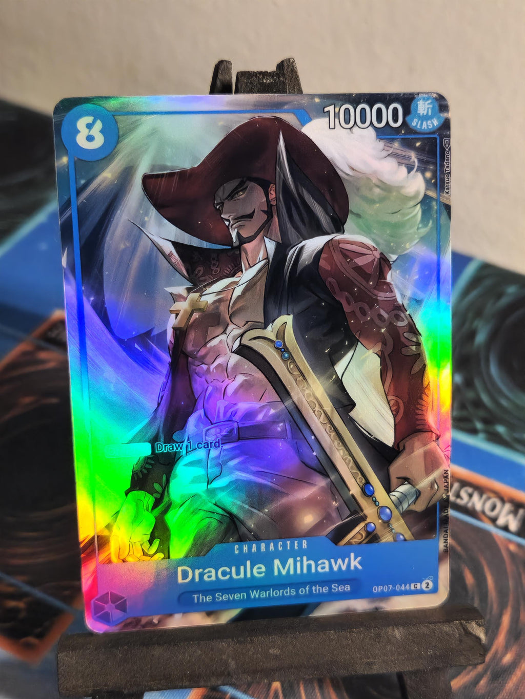 Dracule Mihawk 2nd Anniversary alt art op07-044 One Piece proxy
