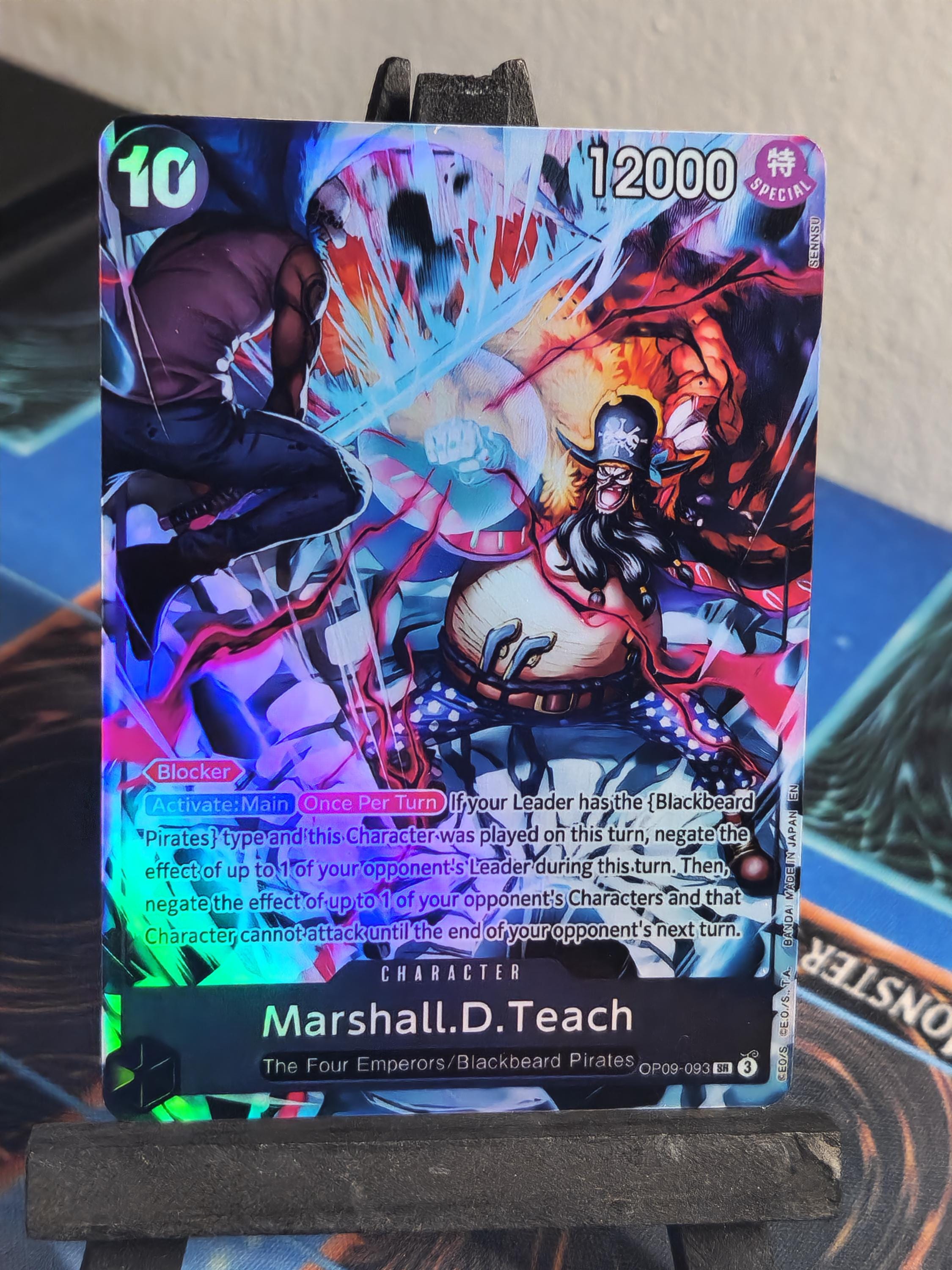 Marshall D Teach 2nd Anniversary alt art op09-093 One Piece Proxy