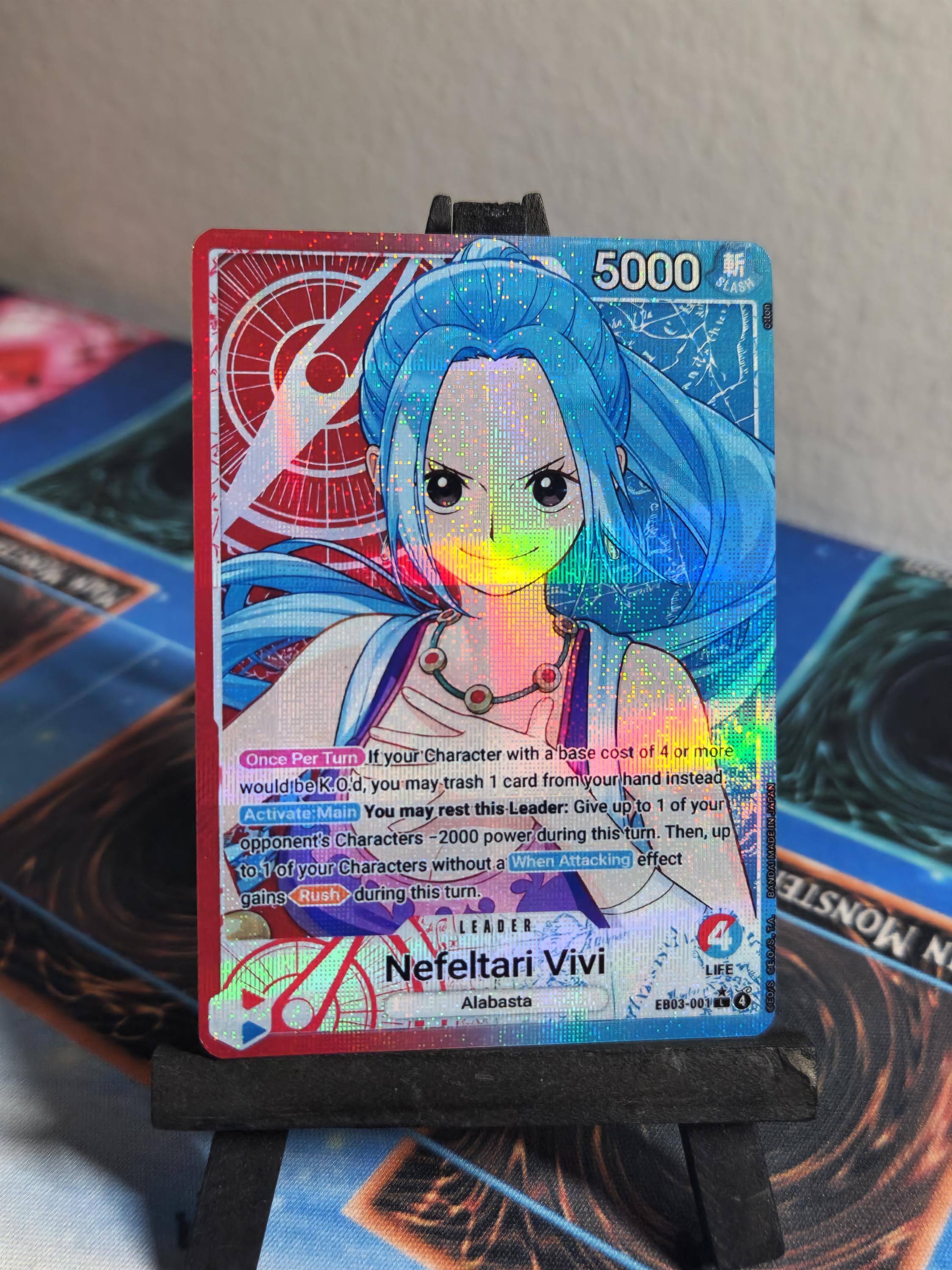 Nefeltari Vivi Leader alt art EB03-001 One Piece Proxy