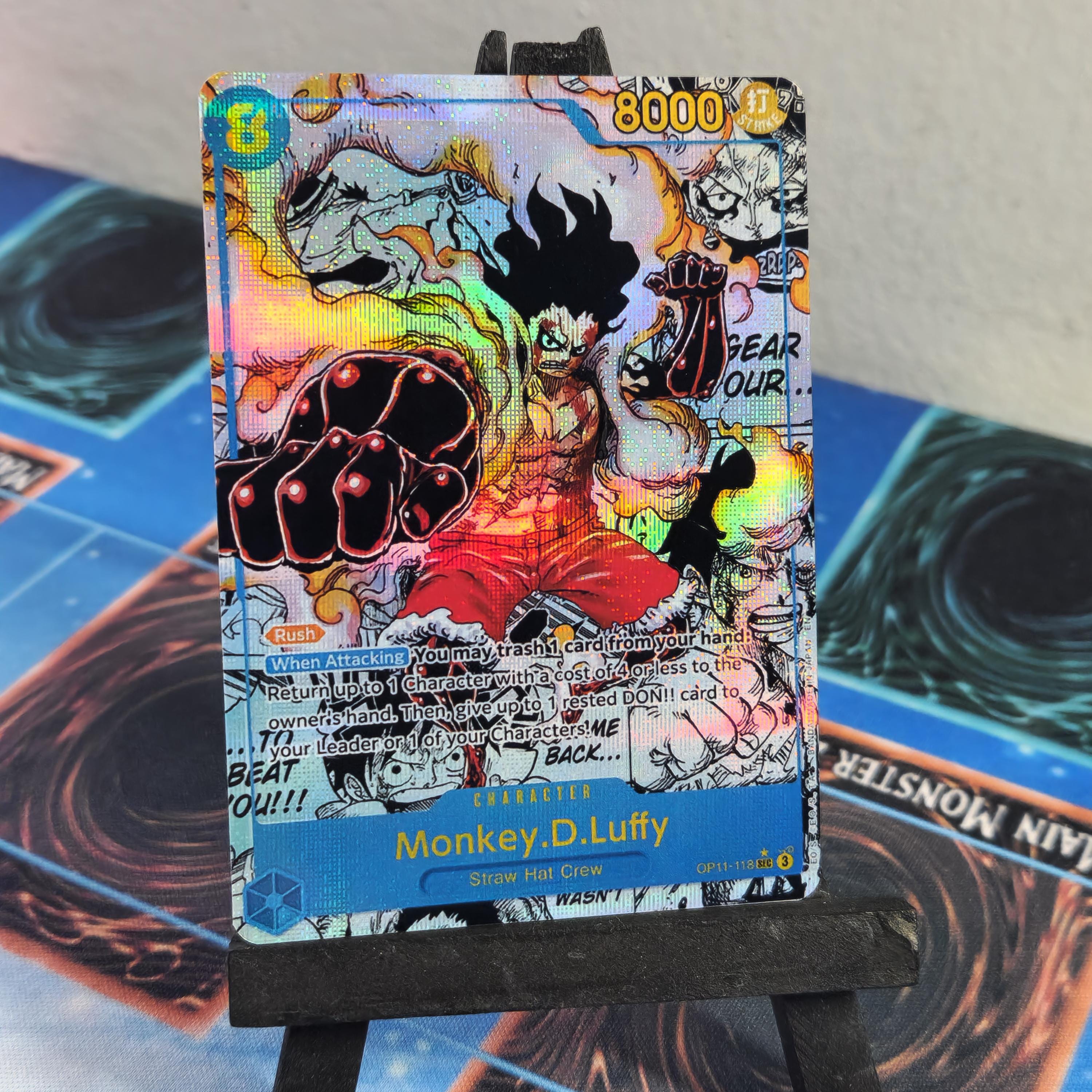 Monkey D Luffy Manga Alt Art OP11-118 One Piece Proxy