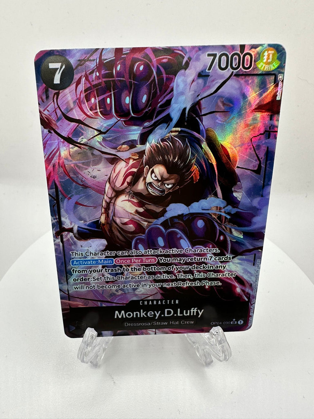 Moneky D. Luffy Gear 4 op04-090  alt art One Piece proxy