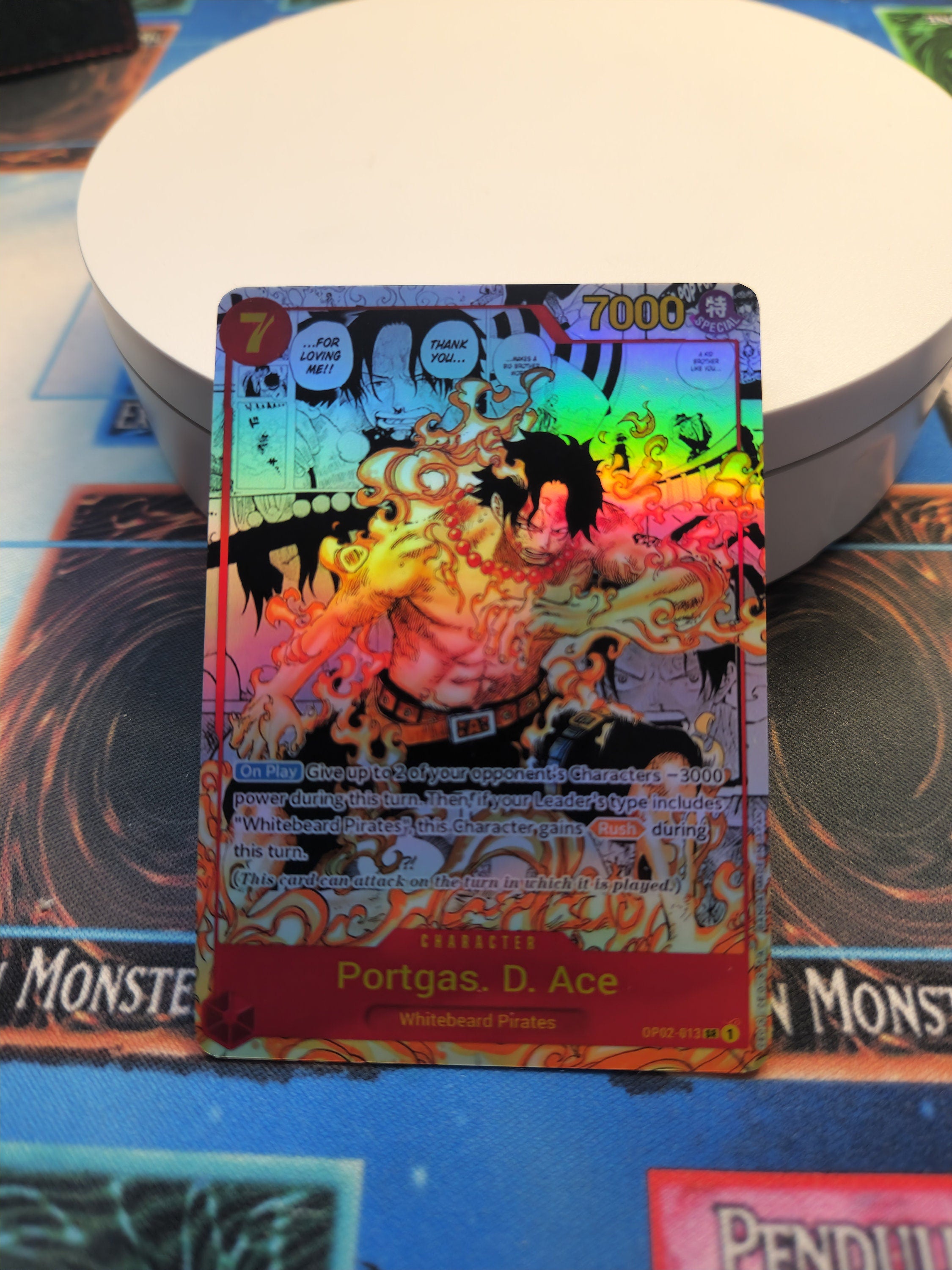 One Piece Portgas D. ACE manga art op02-013 proxy
