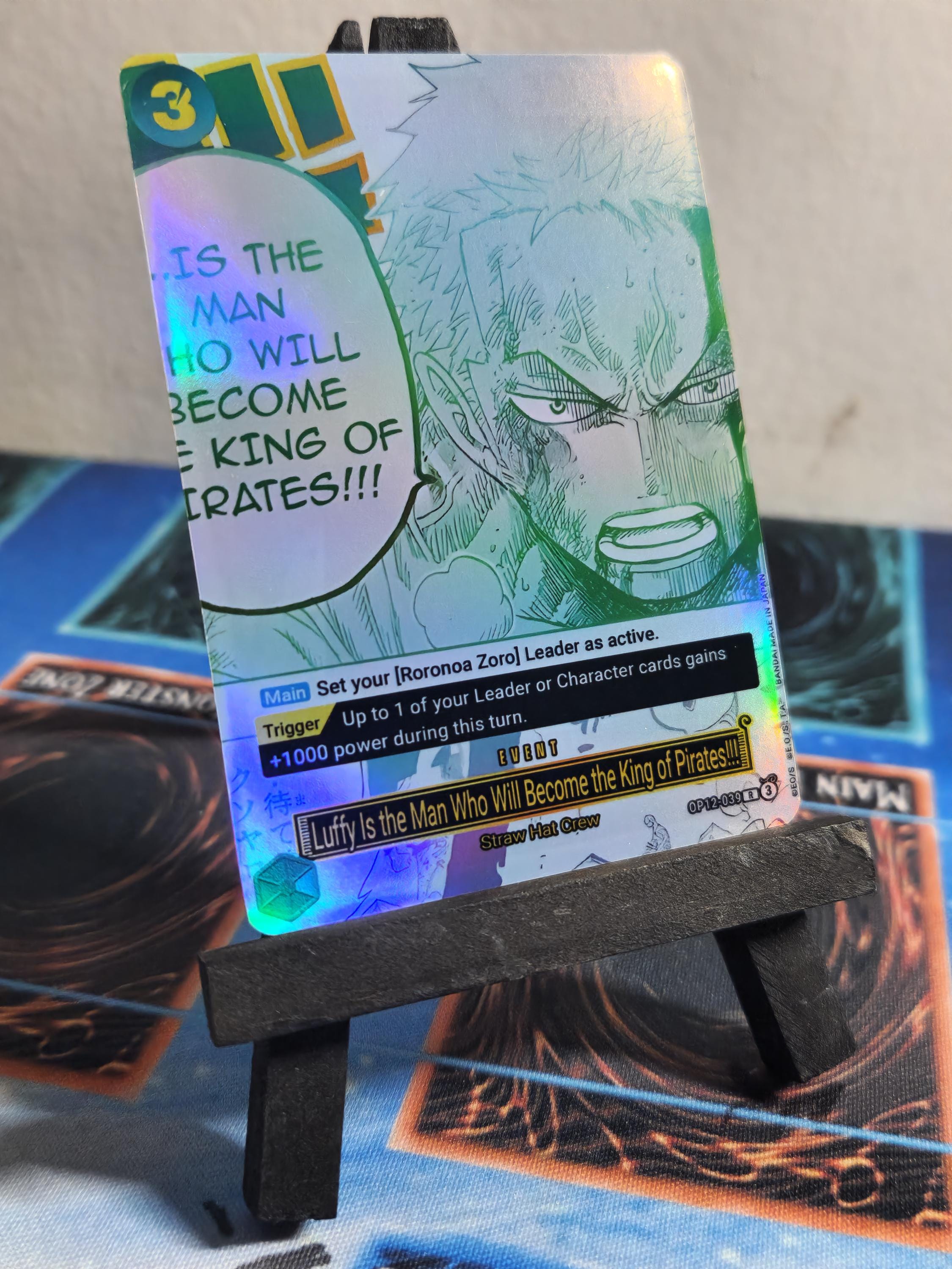 Luffy will become king of pirates alt art op12-039 prb02 One Piece proxy