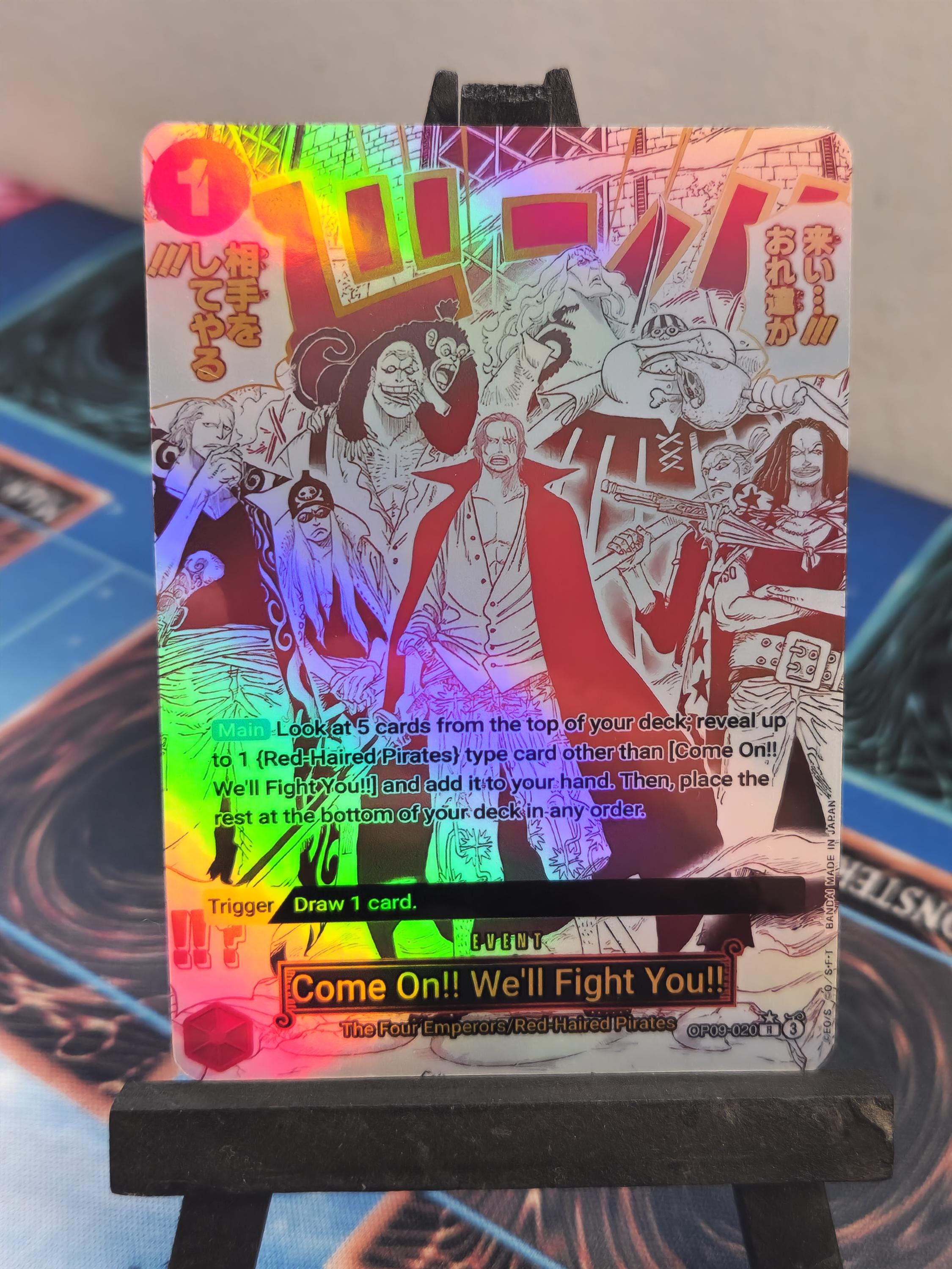 Come On!! We'll Fight You!! manga alt art op09-020 prb02 One Piece proxy
