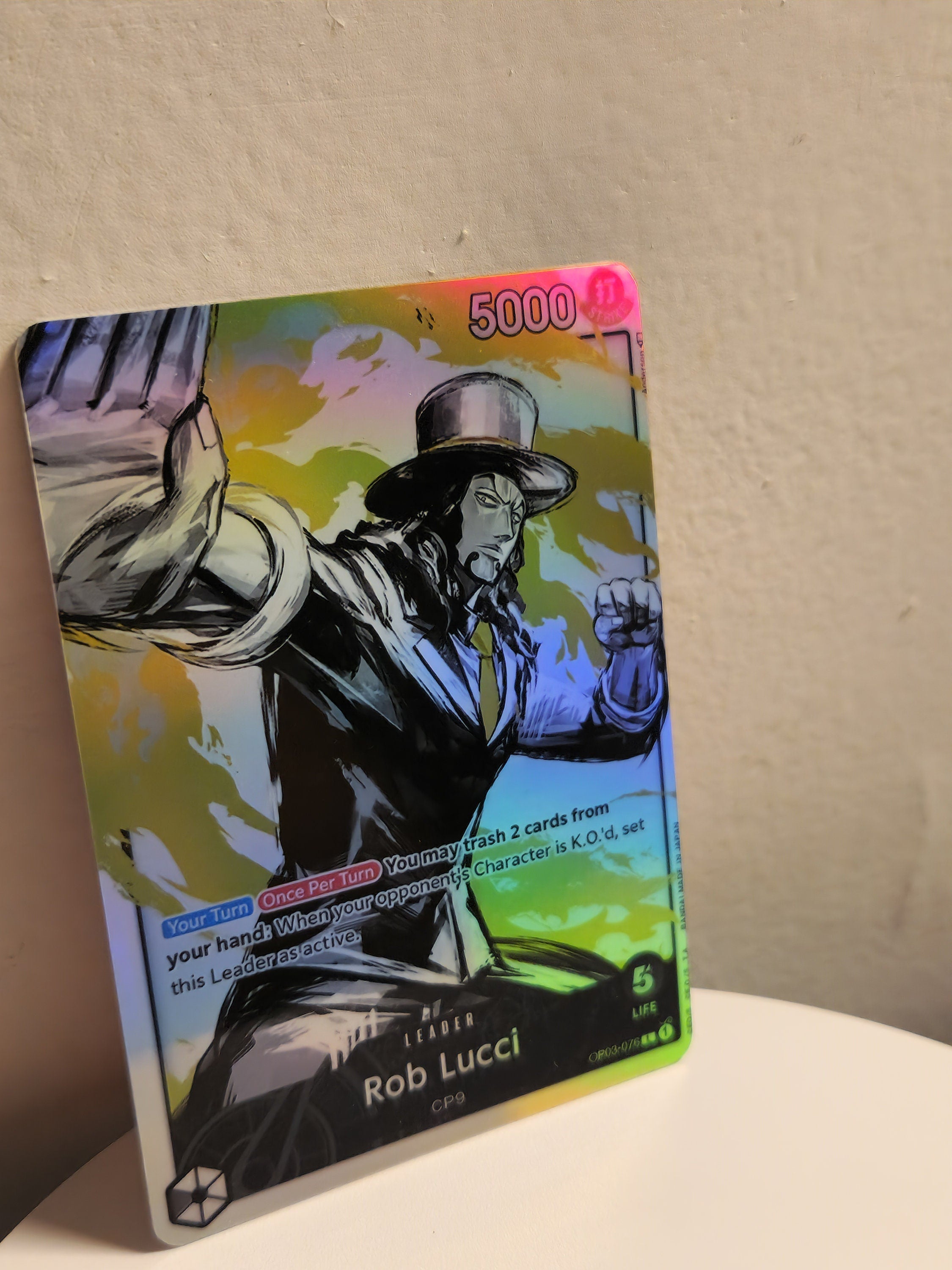 Rob Lucci leader op03-076 One Piece Proxy