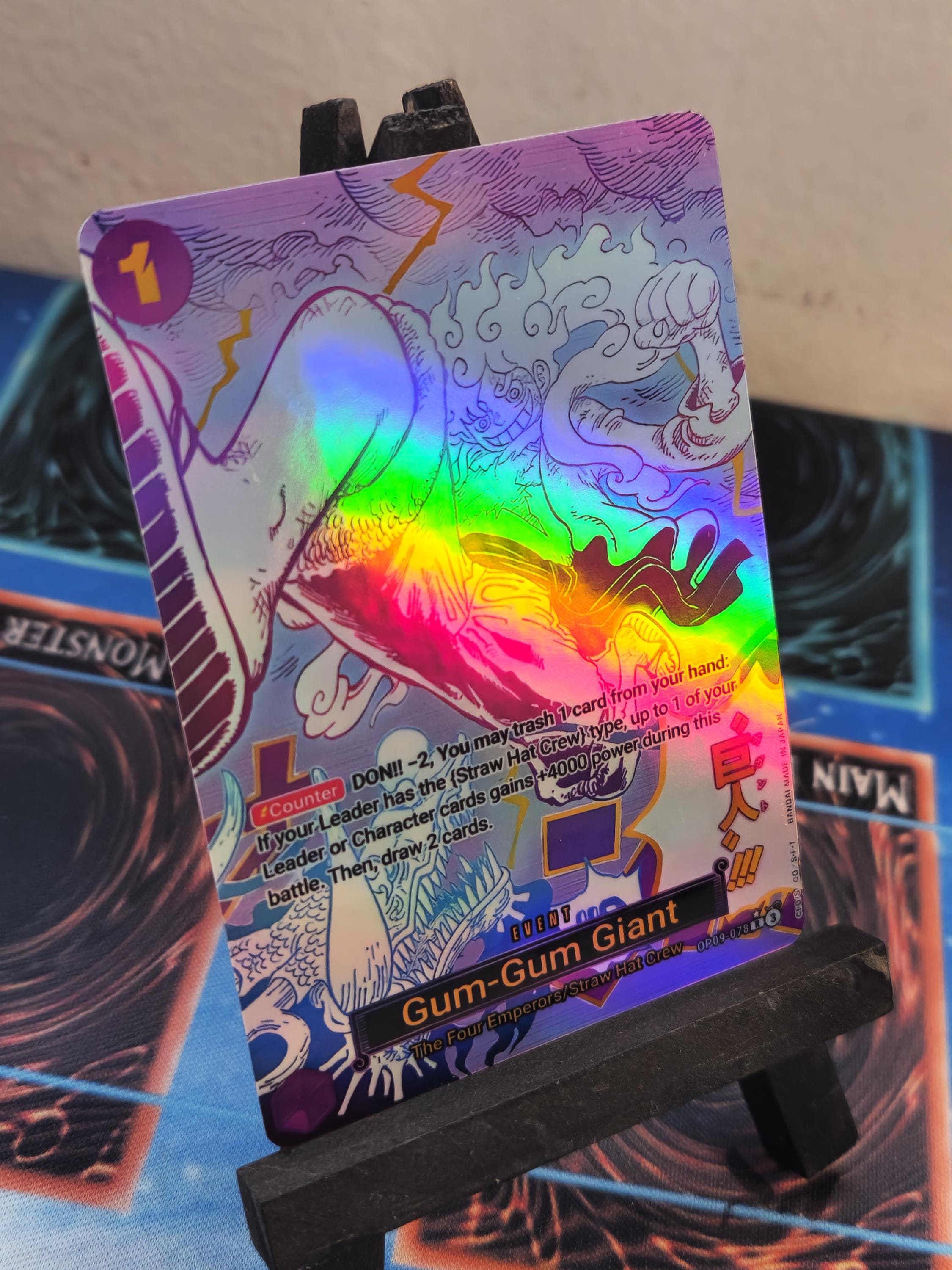 Gum Gum Giant manga alt art op09-078 prb02 One Piece proxy