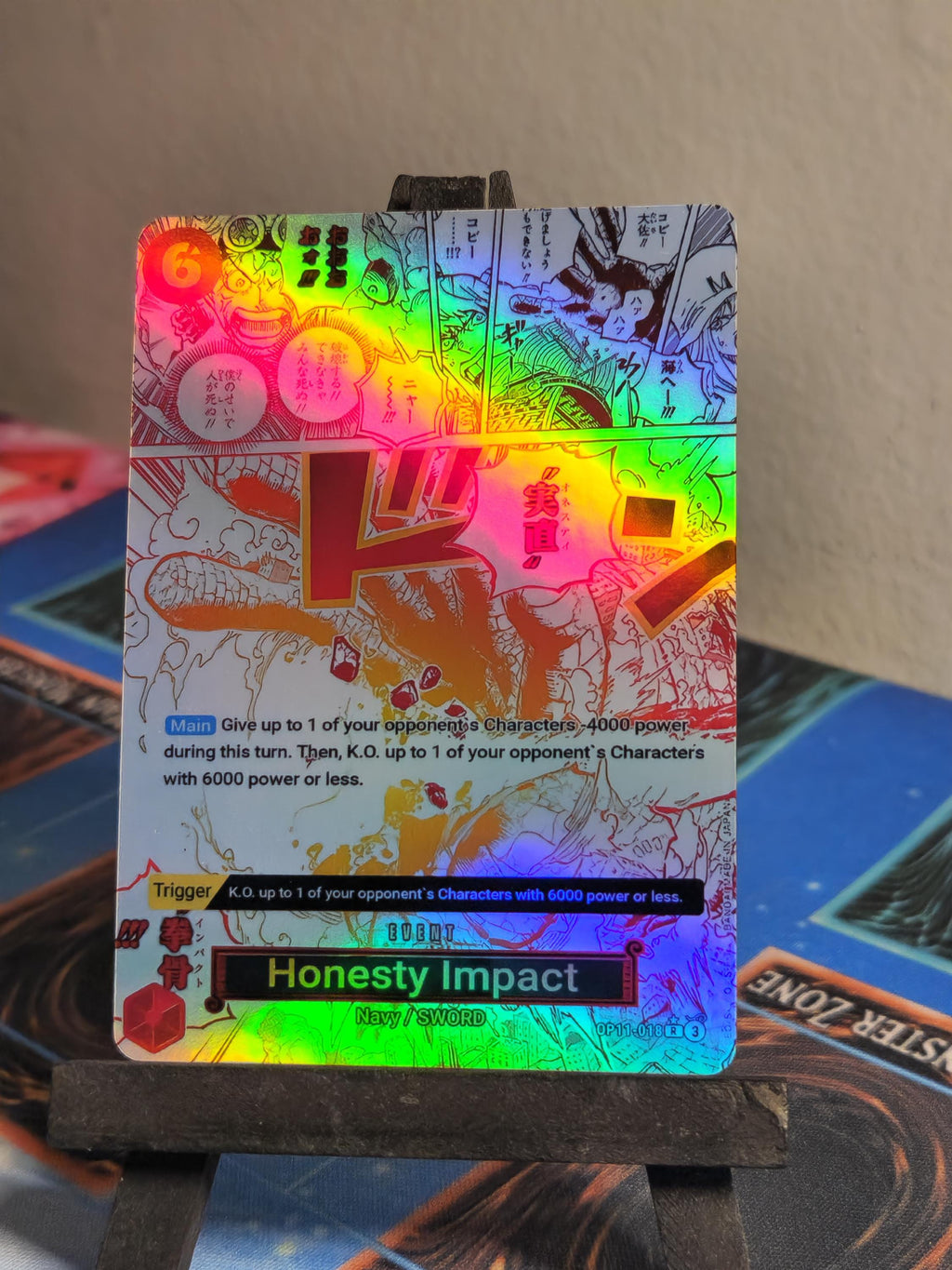 Honesty Impact Alt Art OP11-018 One Piece Proxy