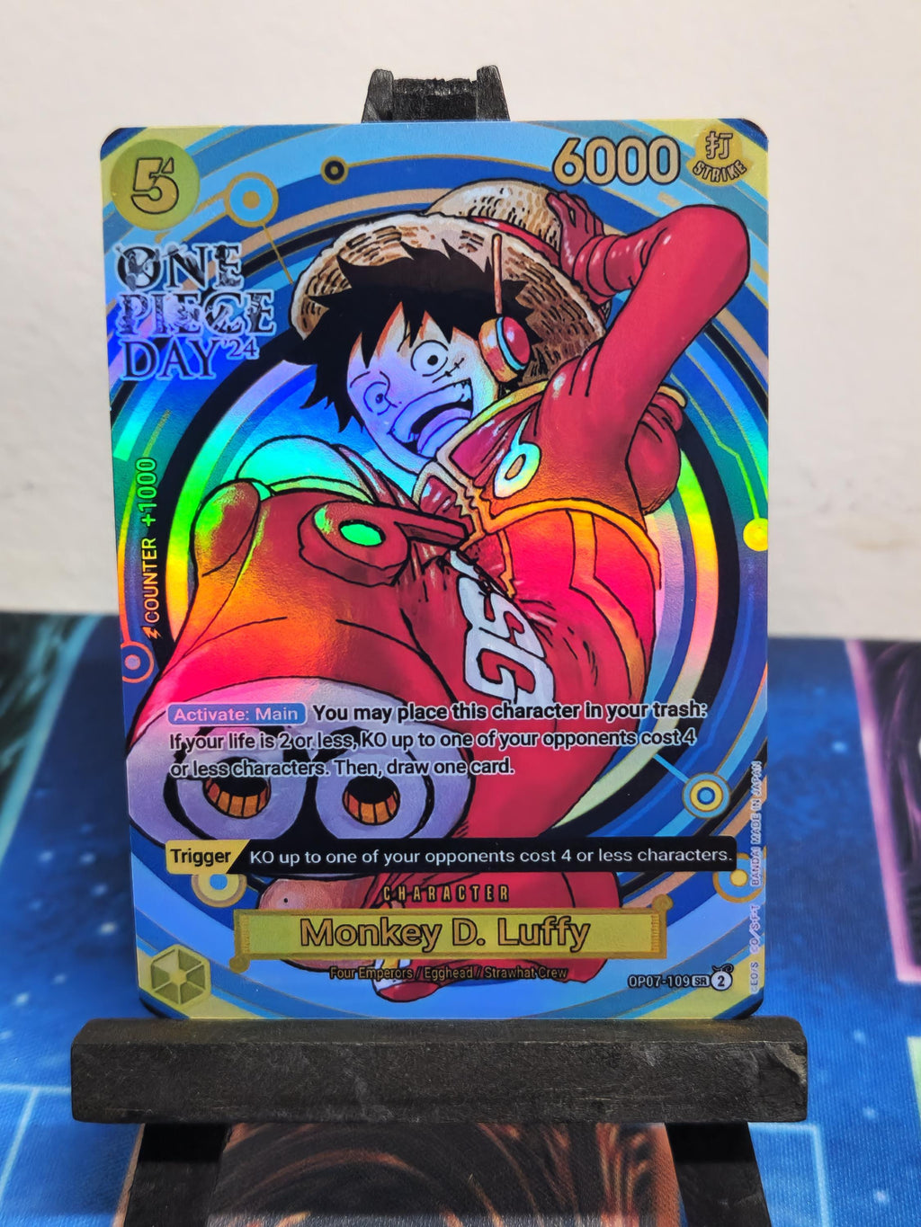 Monkey D Luffy alt art  op07-109 One Piece proxy
