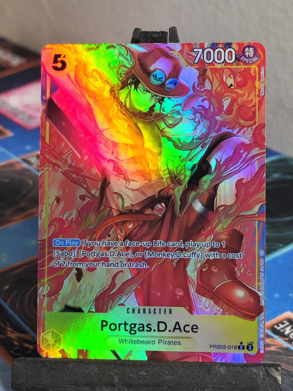 Portgas D Ace alt art PRB02-018 One Piece proxy