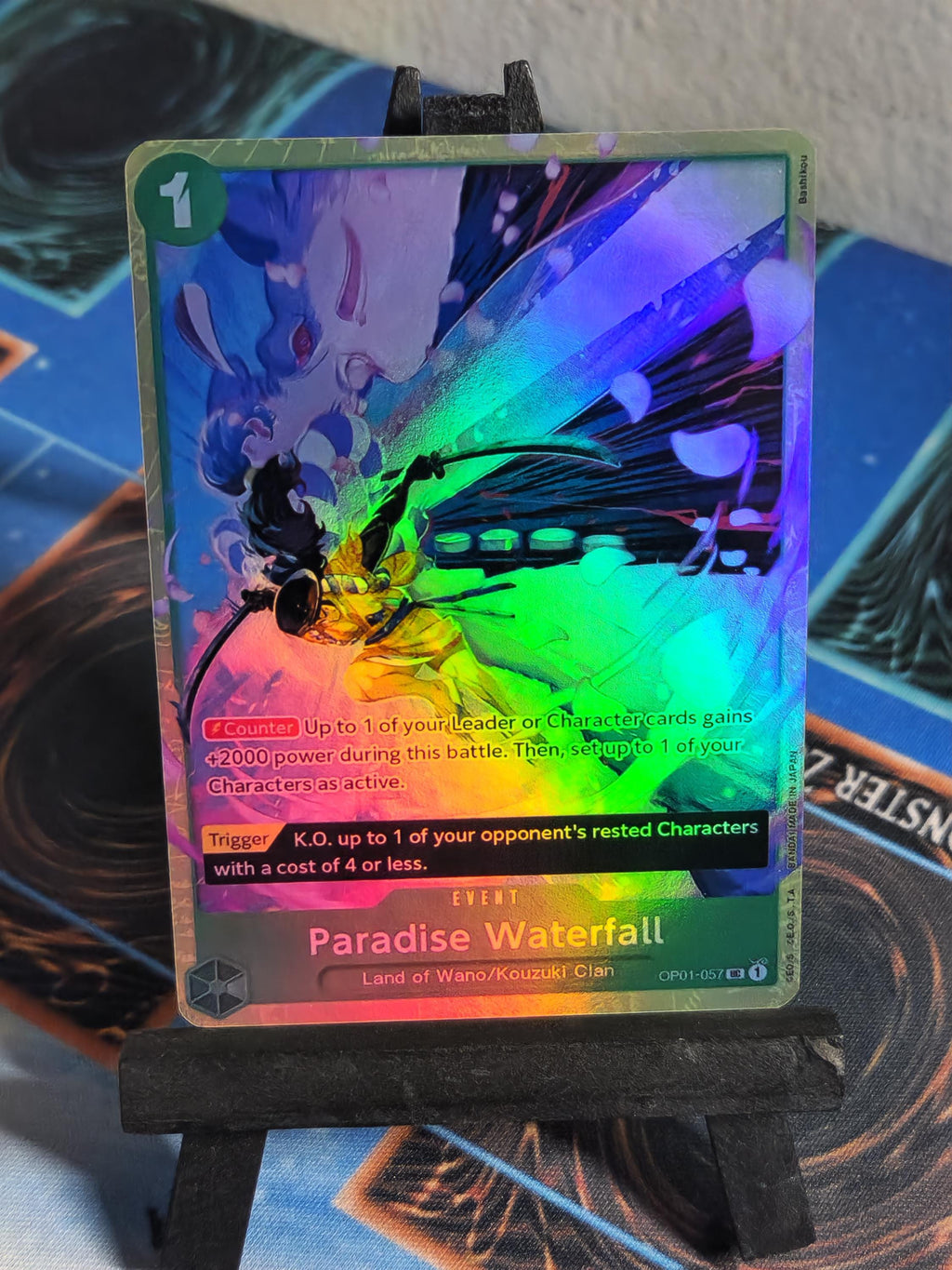 Paradise Waterfall alt art op01-057 One Piece Proxy Card
