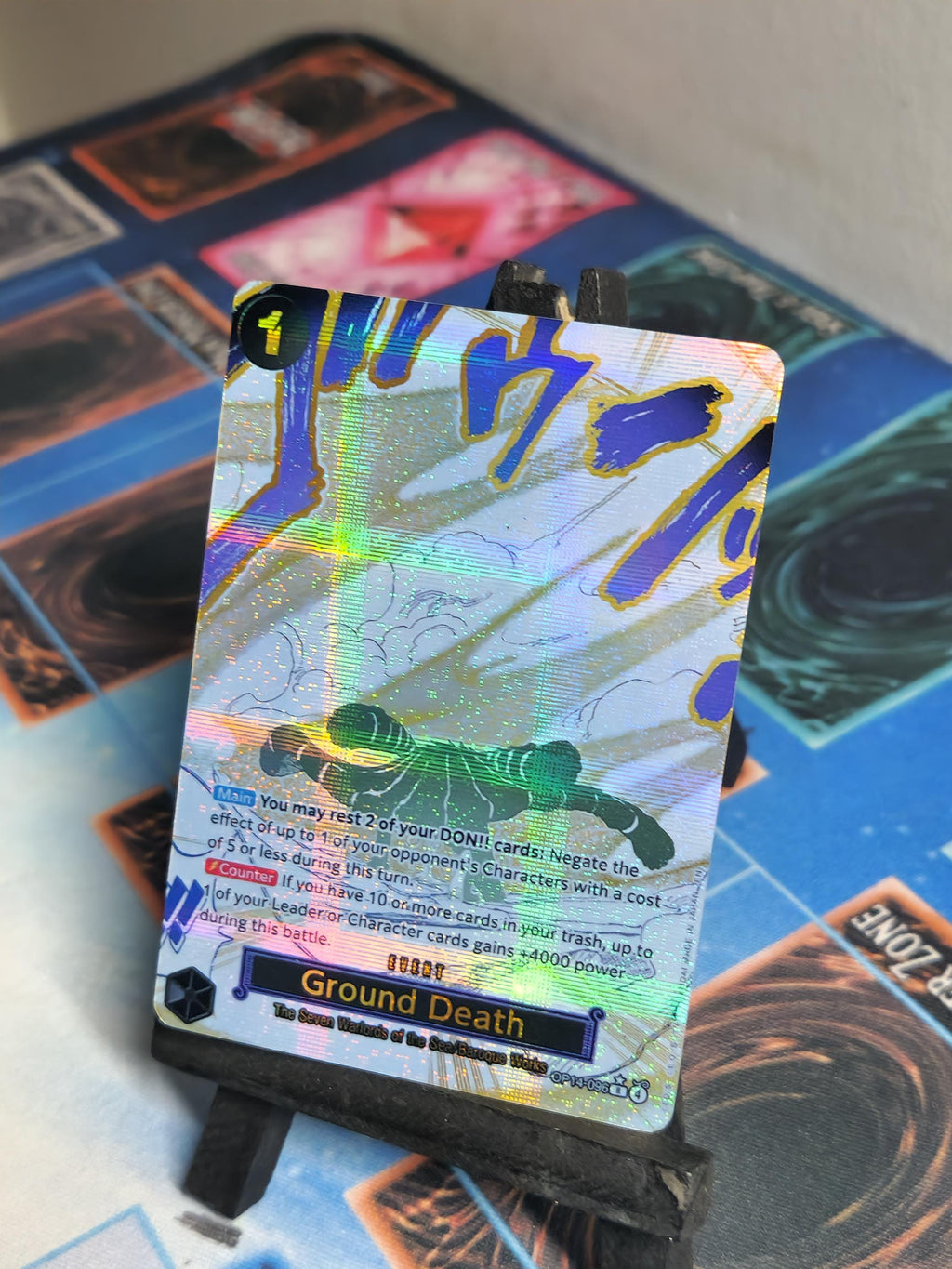 Ground Death alt art op14-096 One Piece proxy