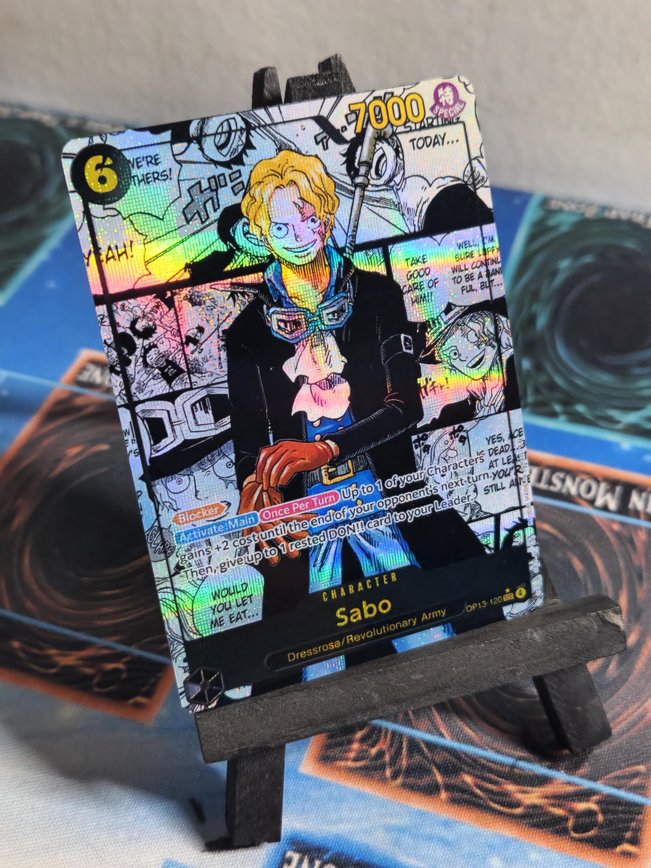 Sabo manga alt art op13-120 One Piece Proxy op13