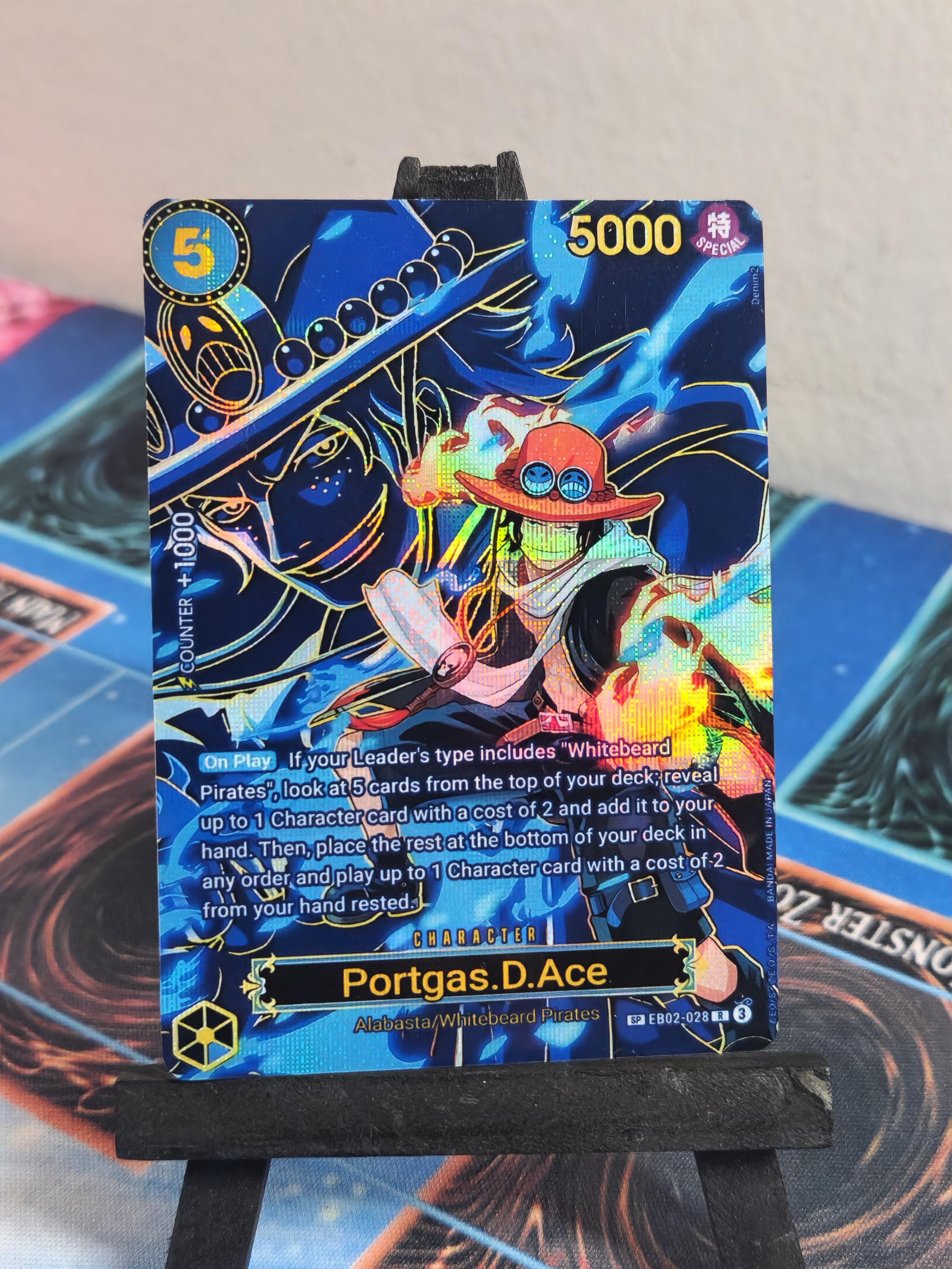 Portgas D Ace SP alt art EB02-28 One Piece Proxy op13